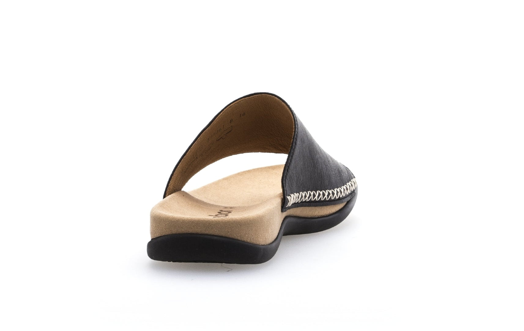 '03.700.27' women's toe sliede sandal - black