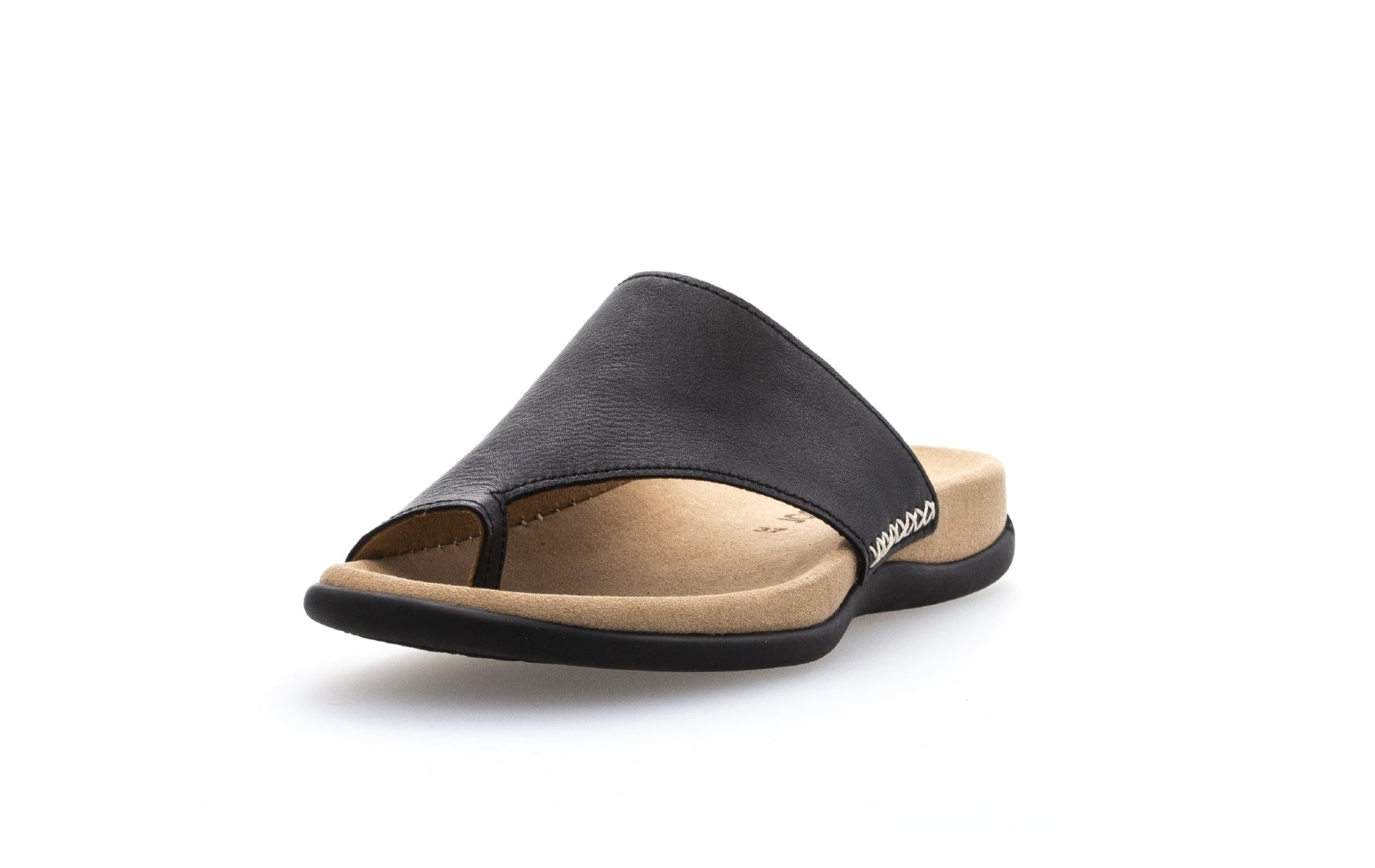 '03.700.27' women's toe sliede sandal - black