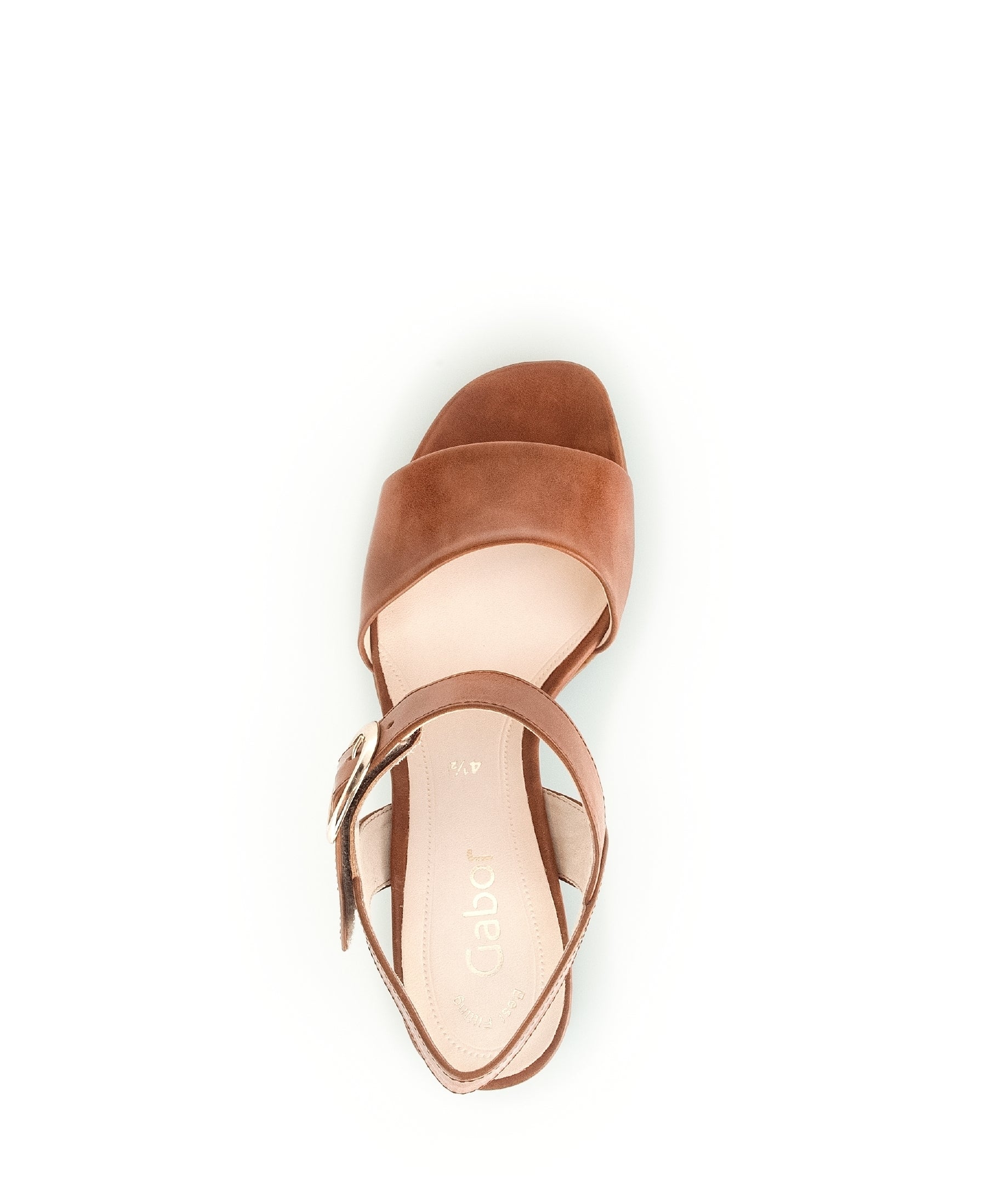 '61.700.24' sandalia de tacón para mujer - marrón