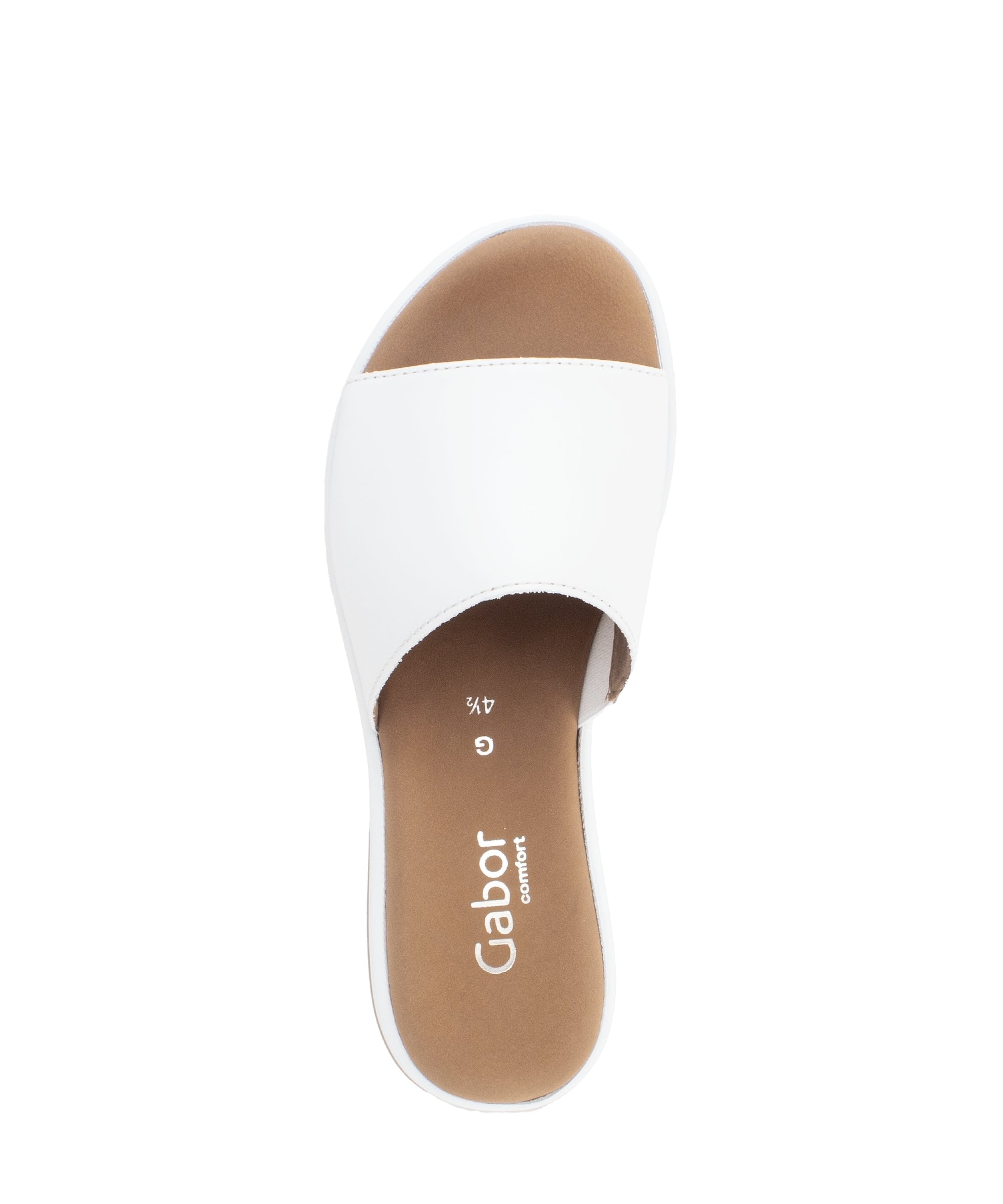 sandalo sabot da donna '62.730.50' - bianco