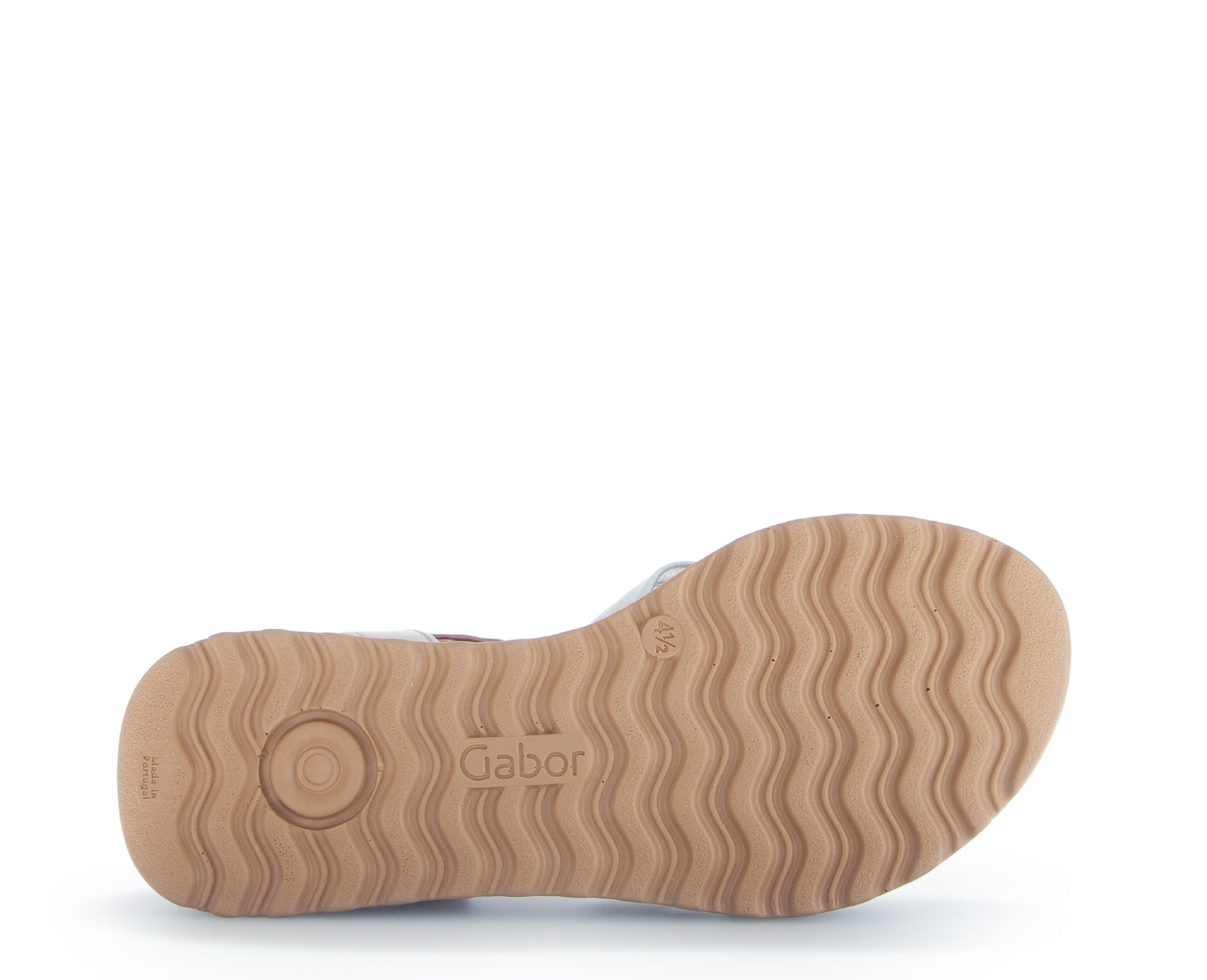 Damessandaal '62.844.20' - wit beige blauw mix