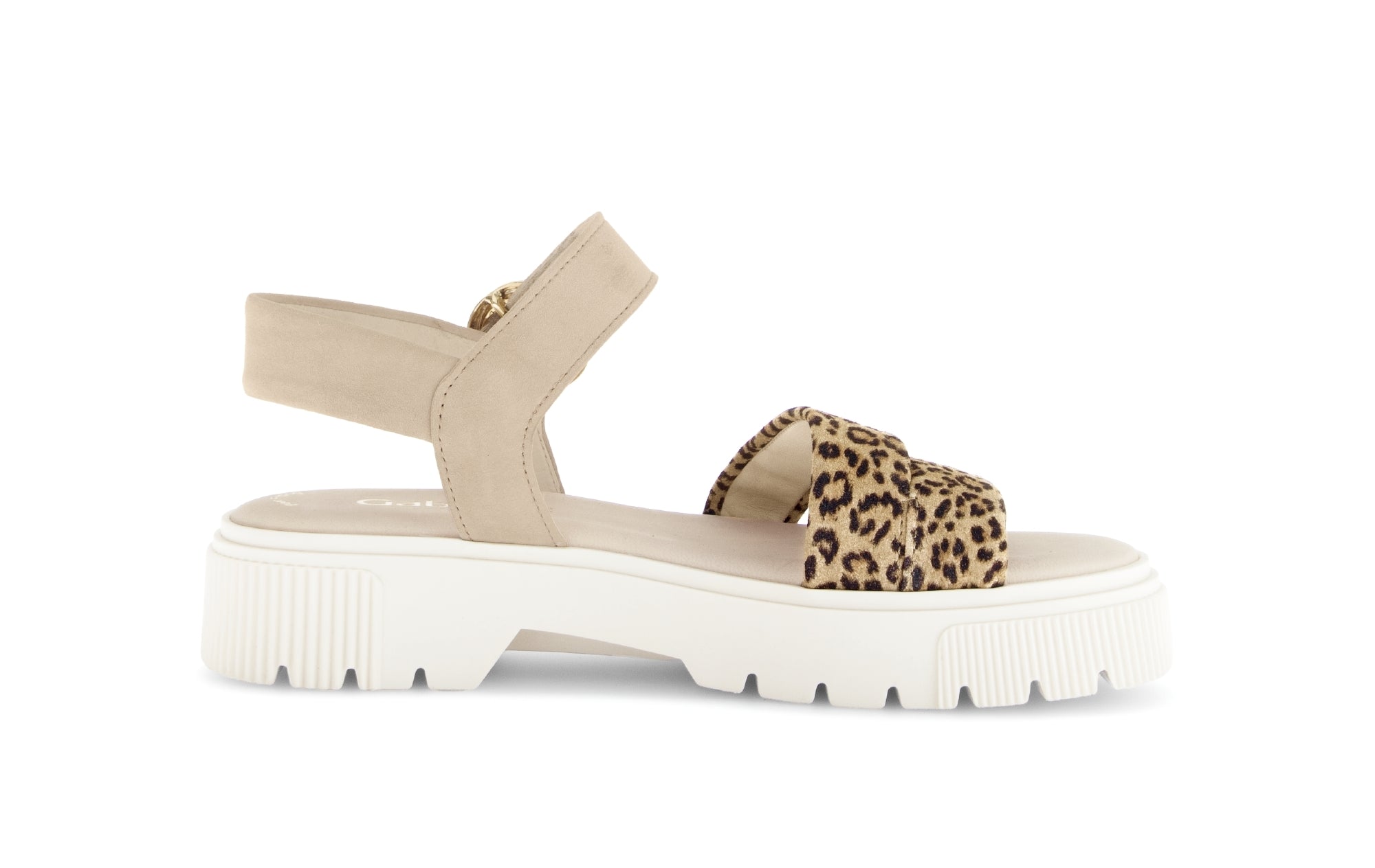 Damessandaal '64.510.32' - bruinbeige mix