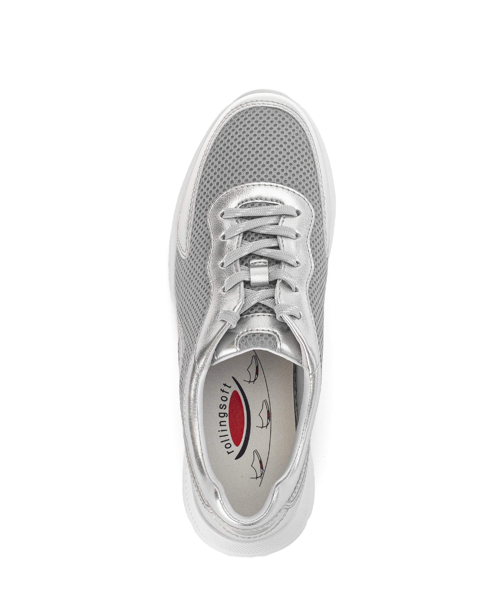 '66.923.19' zapatilla deportiva con ruedas para mujer - plateado