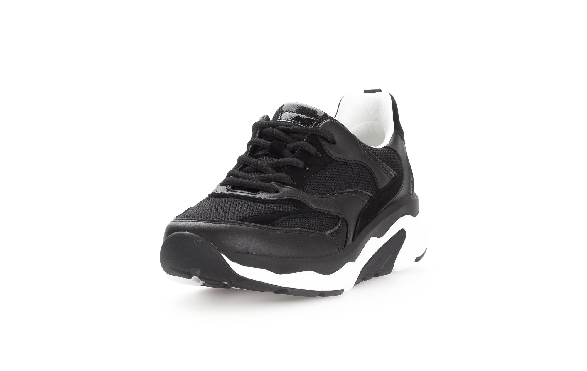 Roll-Schnürschuh '66.936.57' für Damen – Schwarz