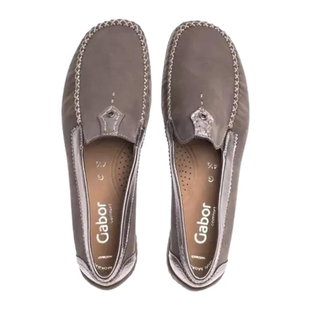 Gabor 66.090.31 Mocasín Mujer - Fumo Gris - ChaplinshoesGabor 66.090.31 Mocasín Mujer - Fumo GrisGabor