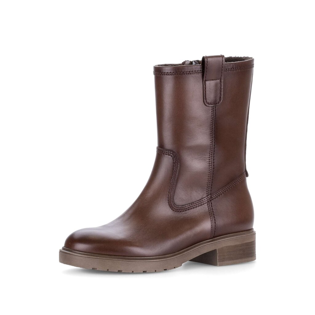 '8010.01.002' women's leather ankle boots - brown