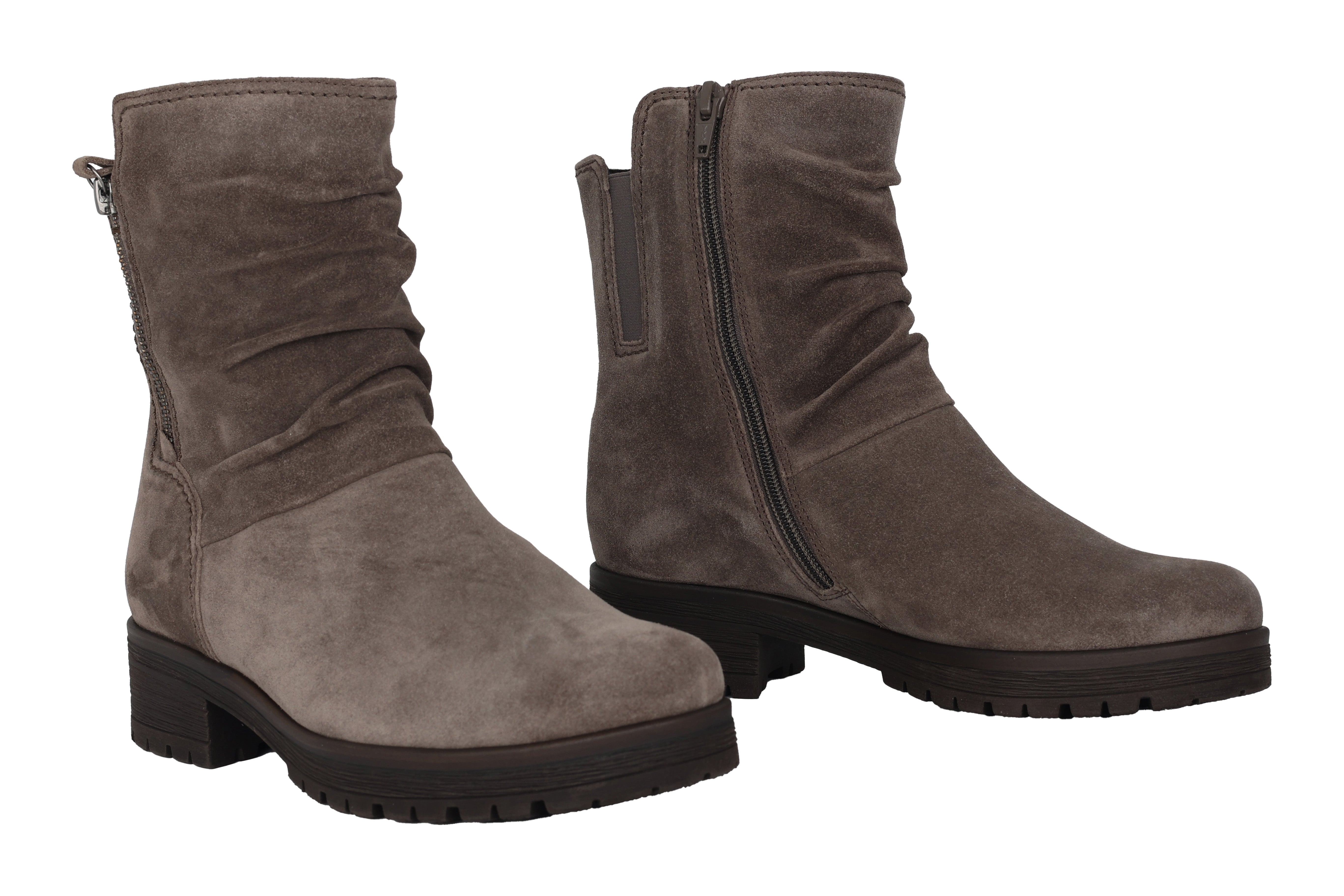 '52.092.31' women's zipper boot - grey