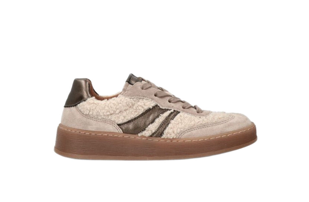 '6018.01.004' women's lace-up shoe - beige