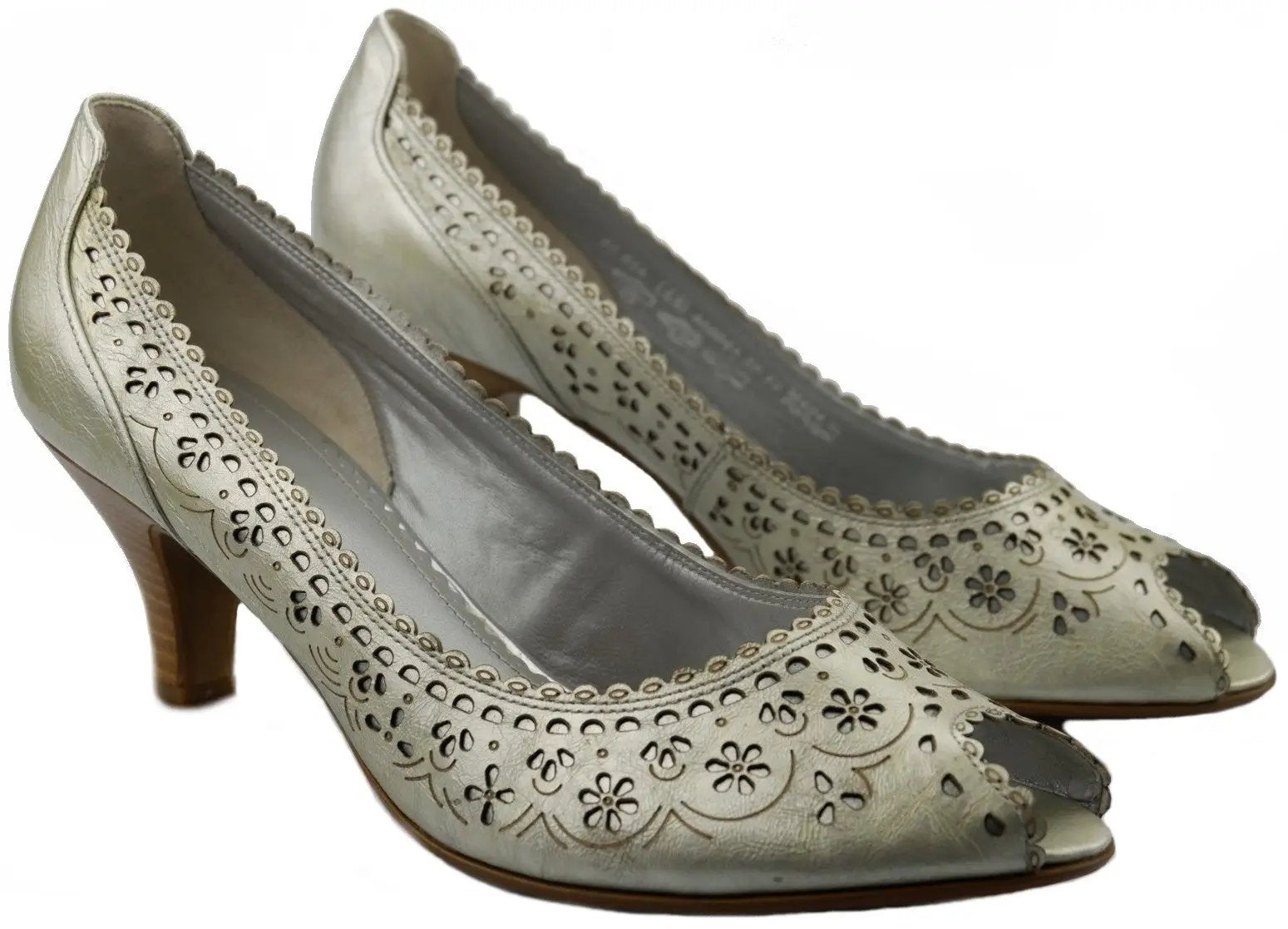 Salón Gabor 61.644.91 champagne plata metalizado cuero - ChaplinshoesZapatos Gabor 61.644.91 champagne plata metalizado cueroGabor