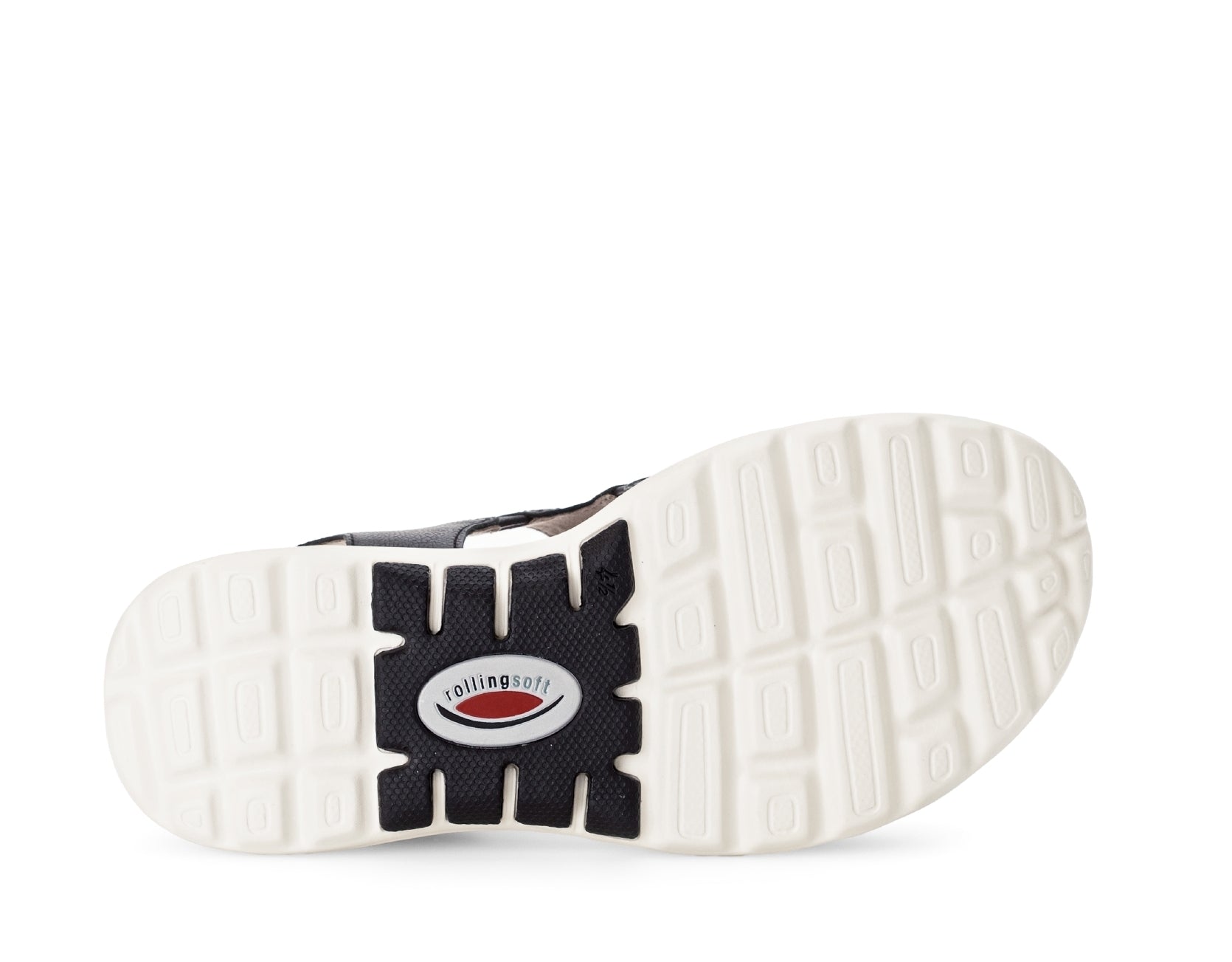 Damen-Rollsandale '66.815.57' – Schwarz