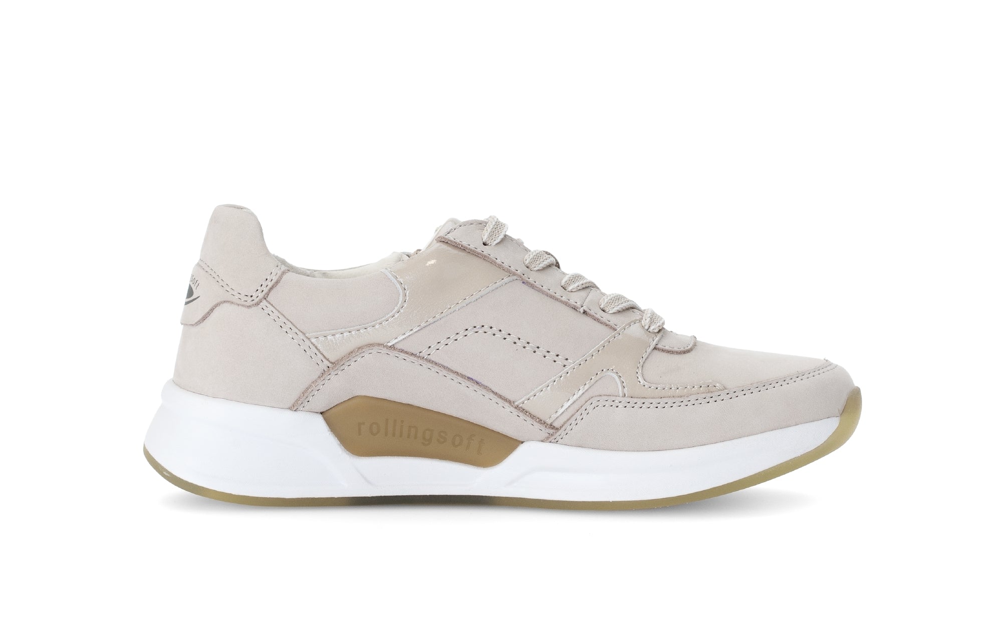 Rollschuh-Schnürsneaker '66.958.31' für Damen – Beige