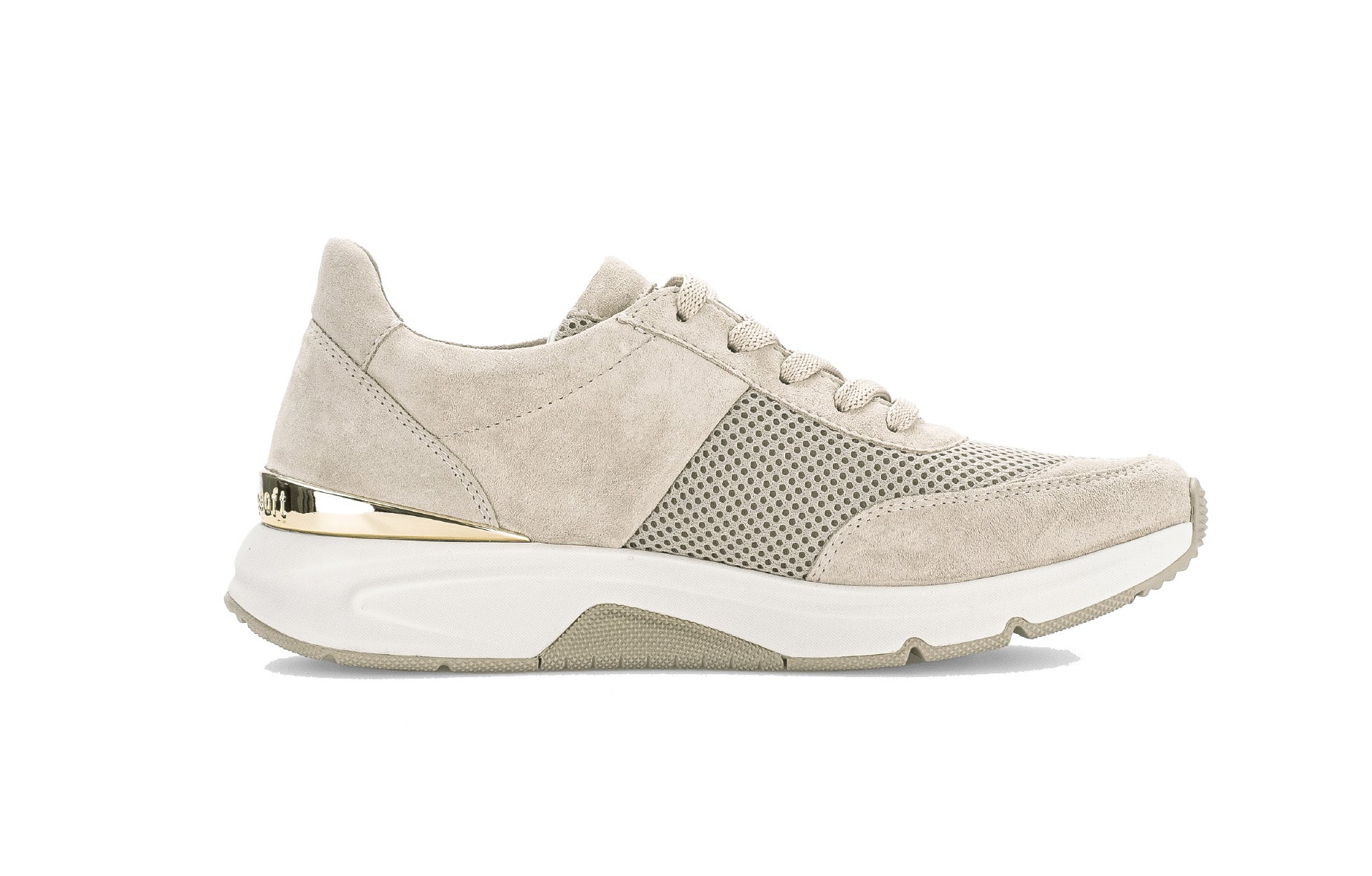 '86.897.33' women's walking rolling sneaker - beige