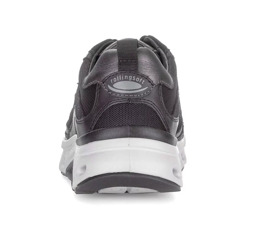 '76.986.47' women's walking rollinglace-up sneaker - Black