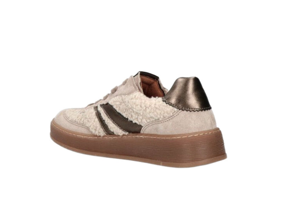 '6018.01.004' women's lace-up shoe - beige