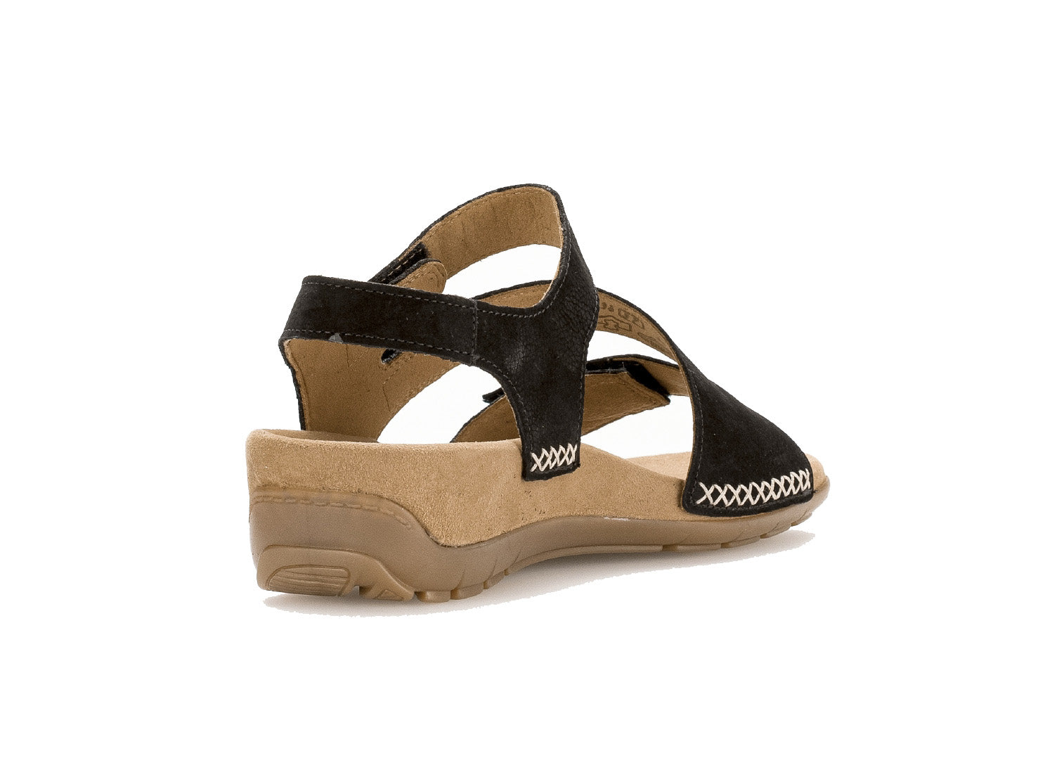 Damessandaal '83.734.17' - zwart