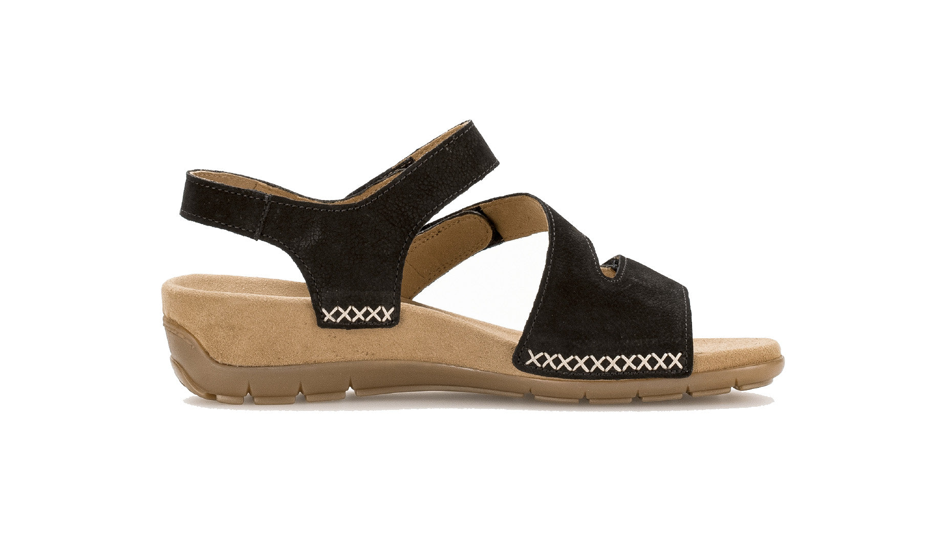 Damessandaal '83.734.17' - zwart