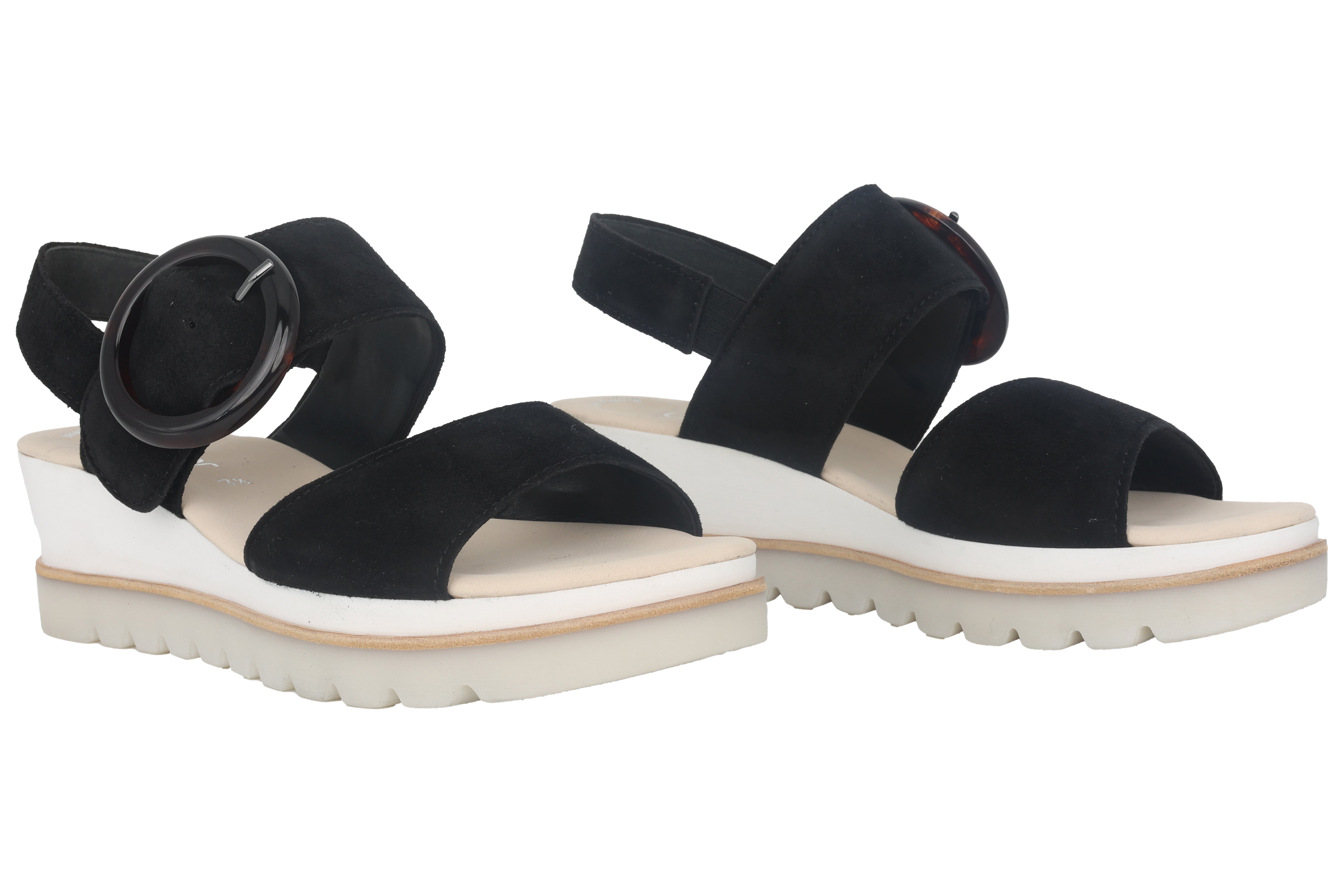 '44.645.37' women's wedge sandal - Black