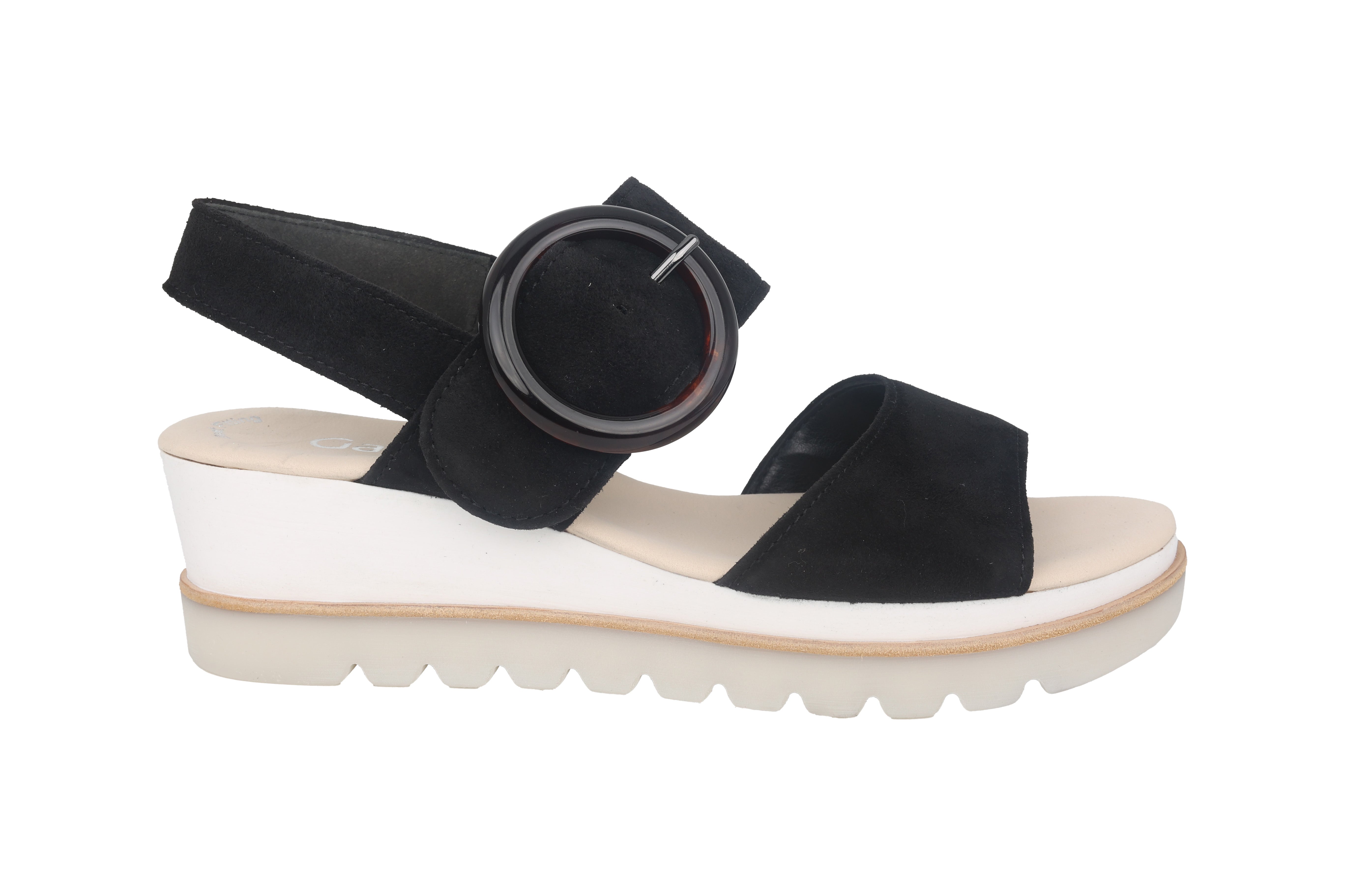 '44.645.37' women's wedge sandal - Black