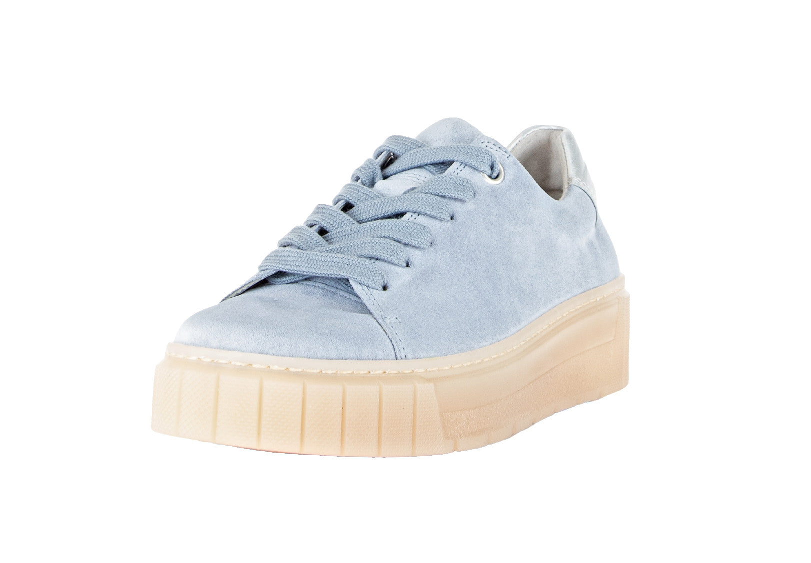 '86.410.46' women's wide fit (H) lace-up sneaker - blue