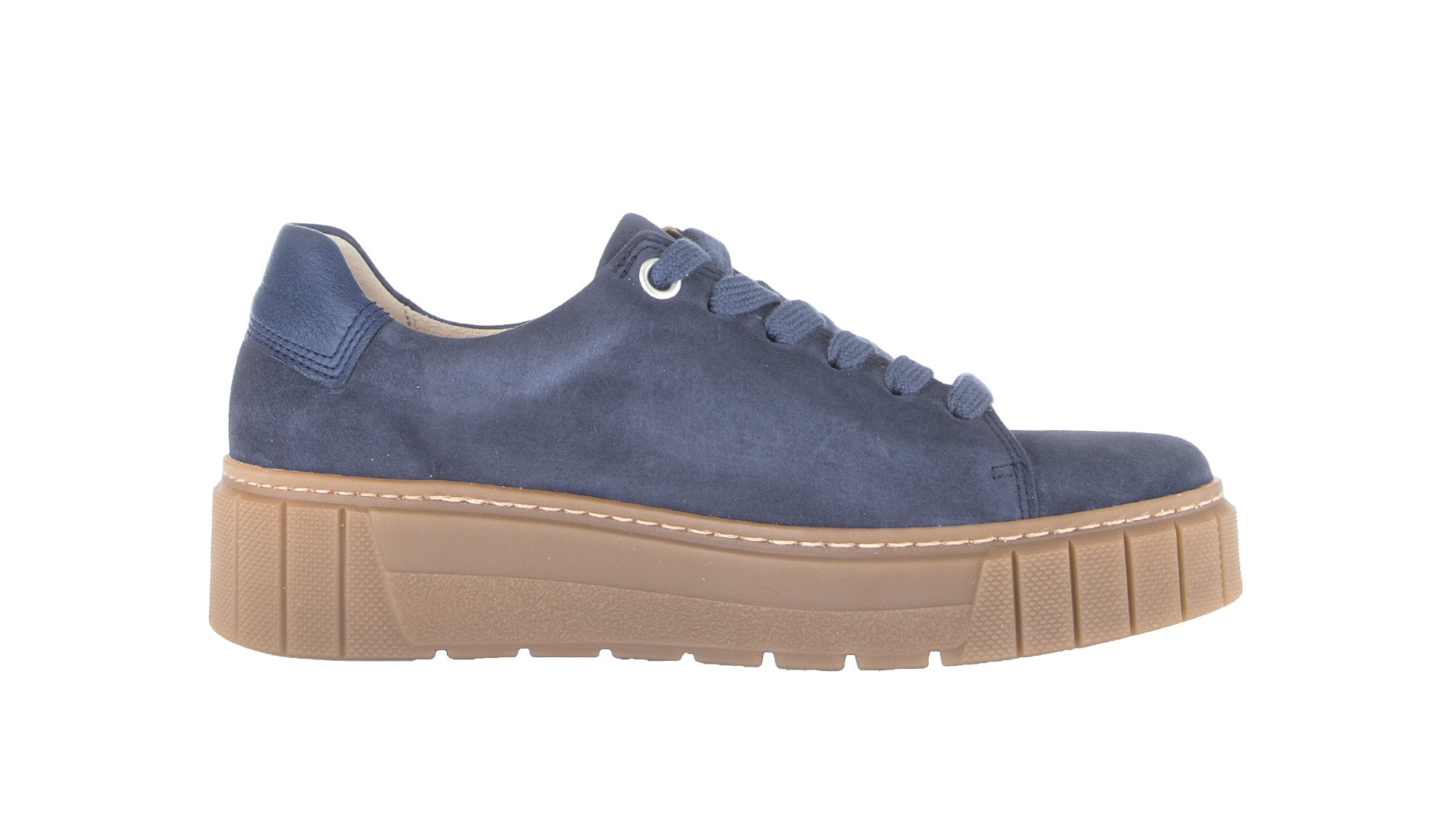 '86.410.36' women's wide fit (H) lace-up sneaker - blue