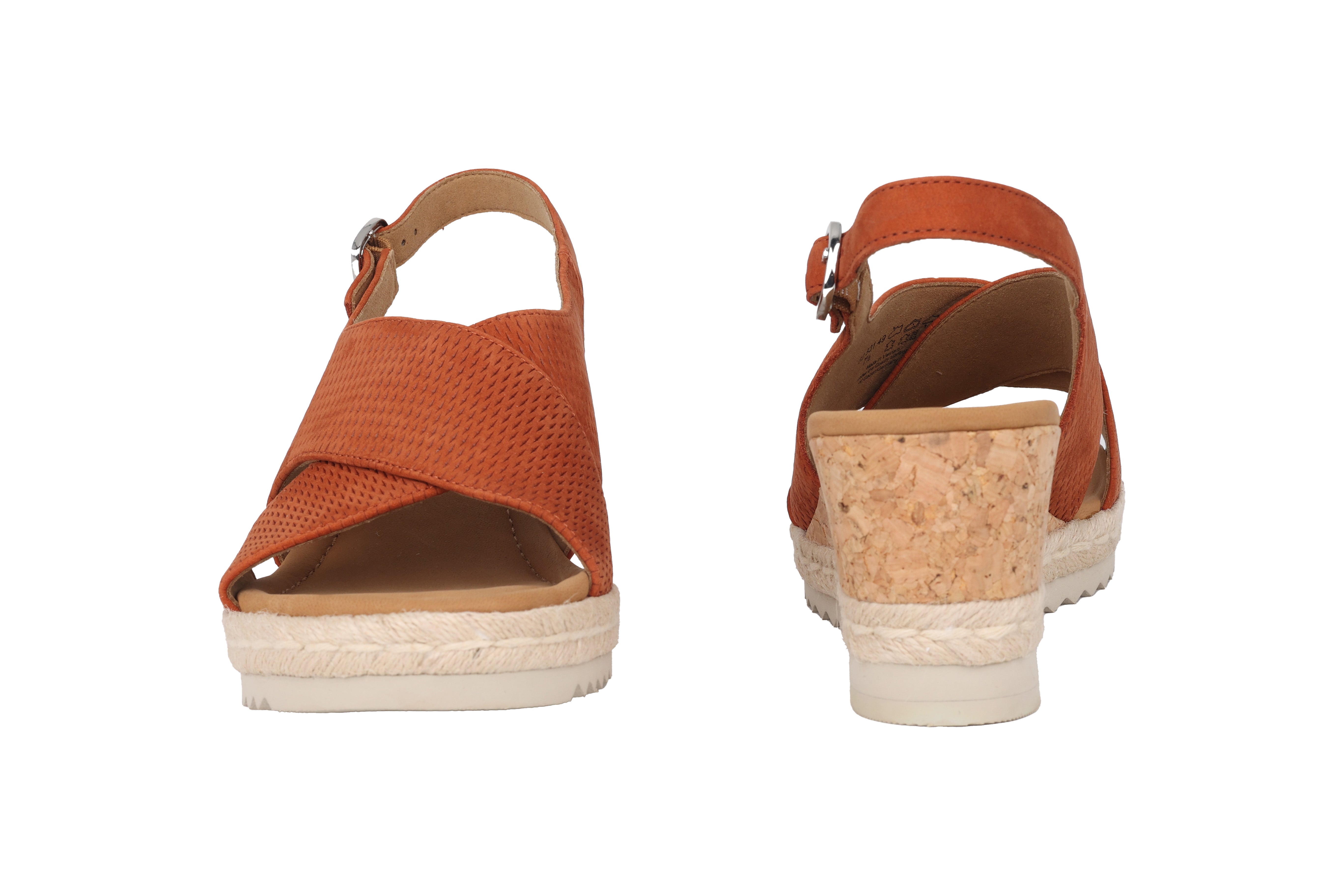 Sandali con zeppa da donna '62.831.49' - Marrone