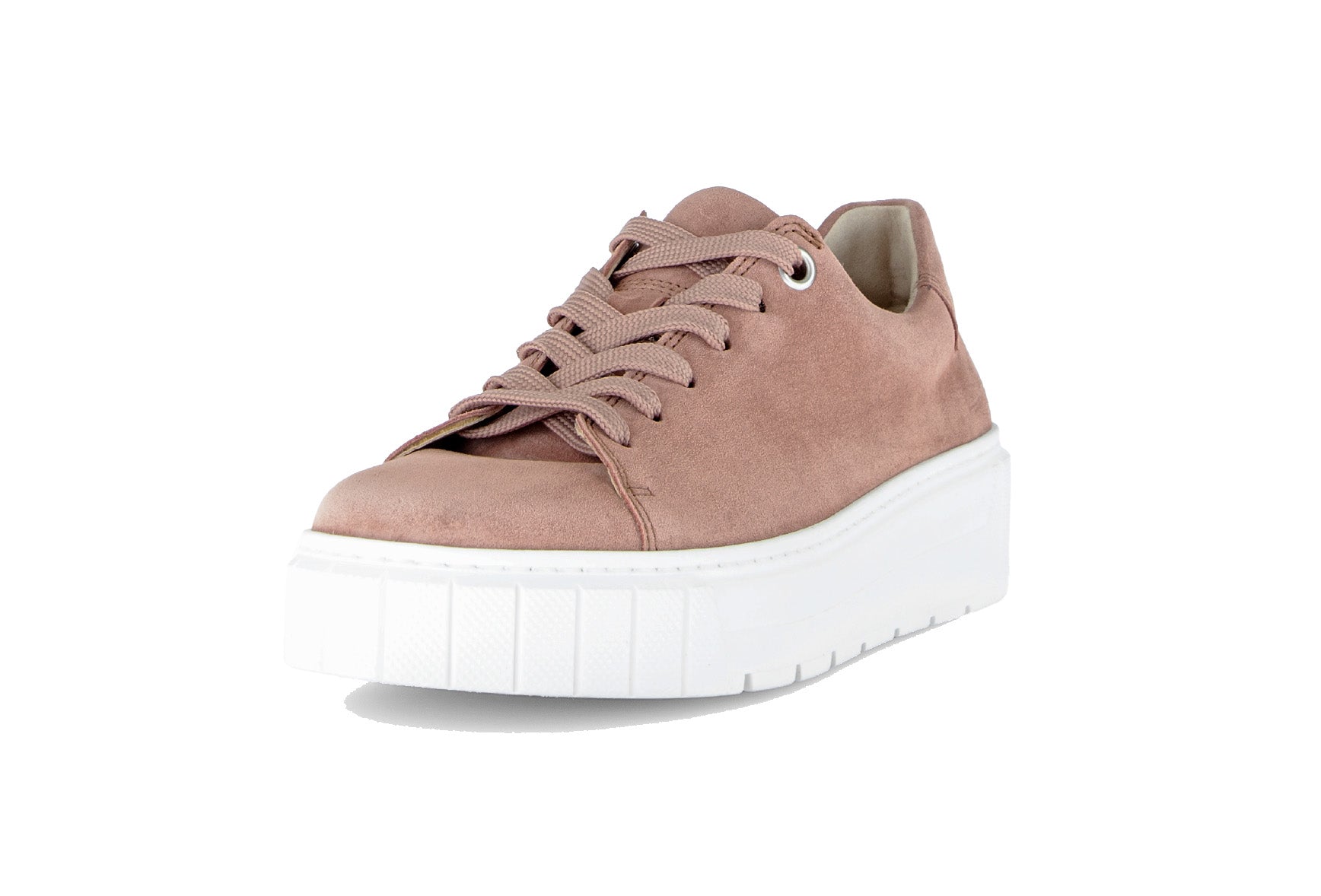 '86.410.43' zapatilla deportiva con cordones para mujer de corte ancho (H) - marrón