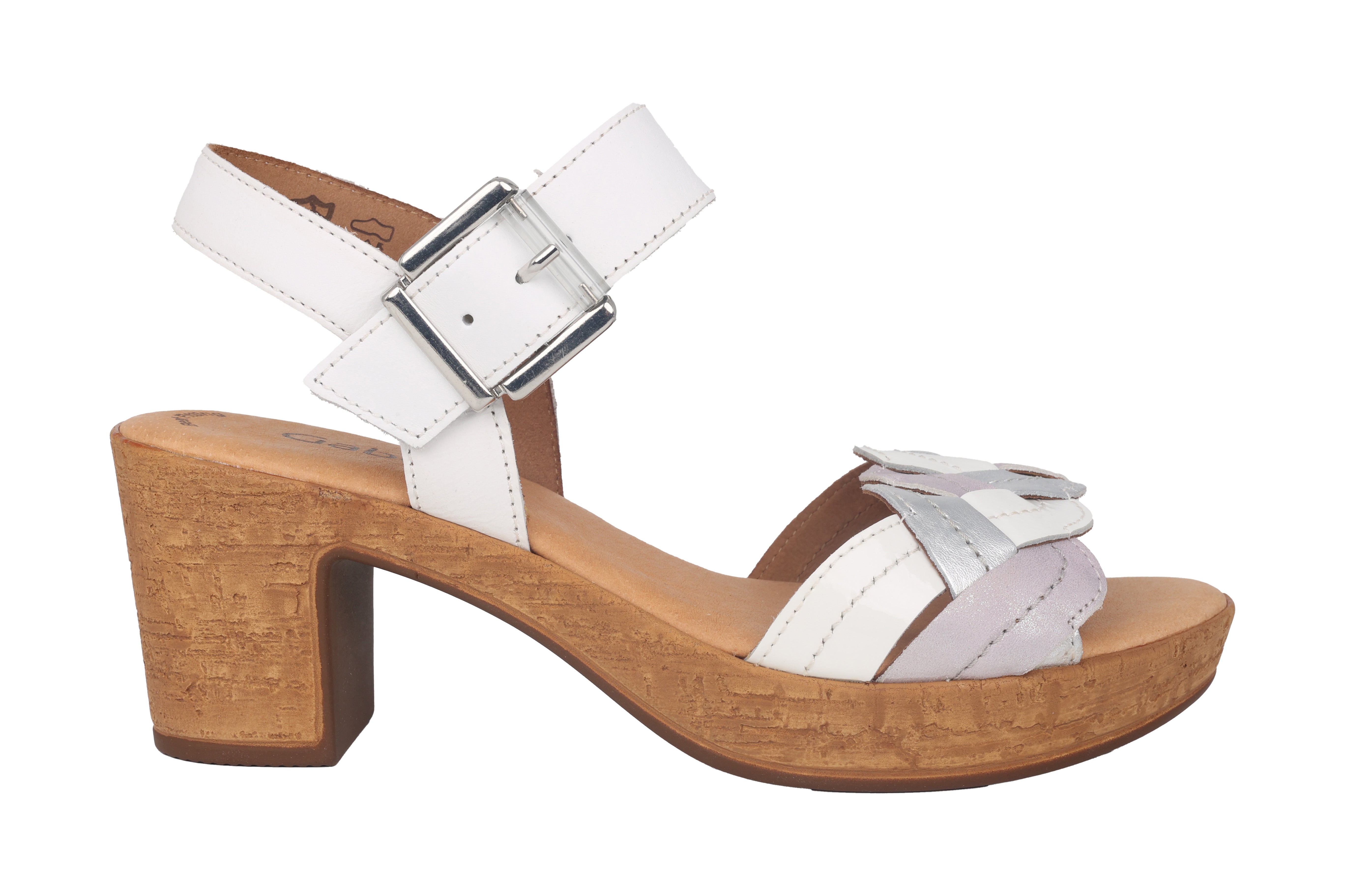 Sandalo da donna '24.763.21' - Mix bianco