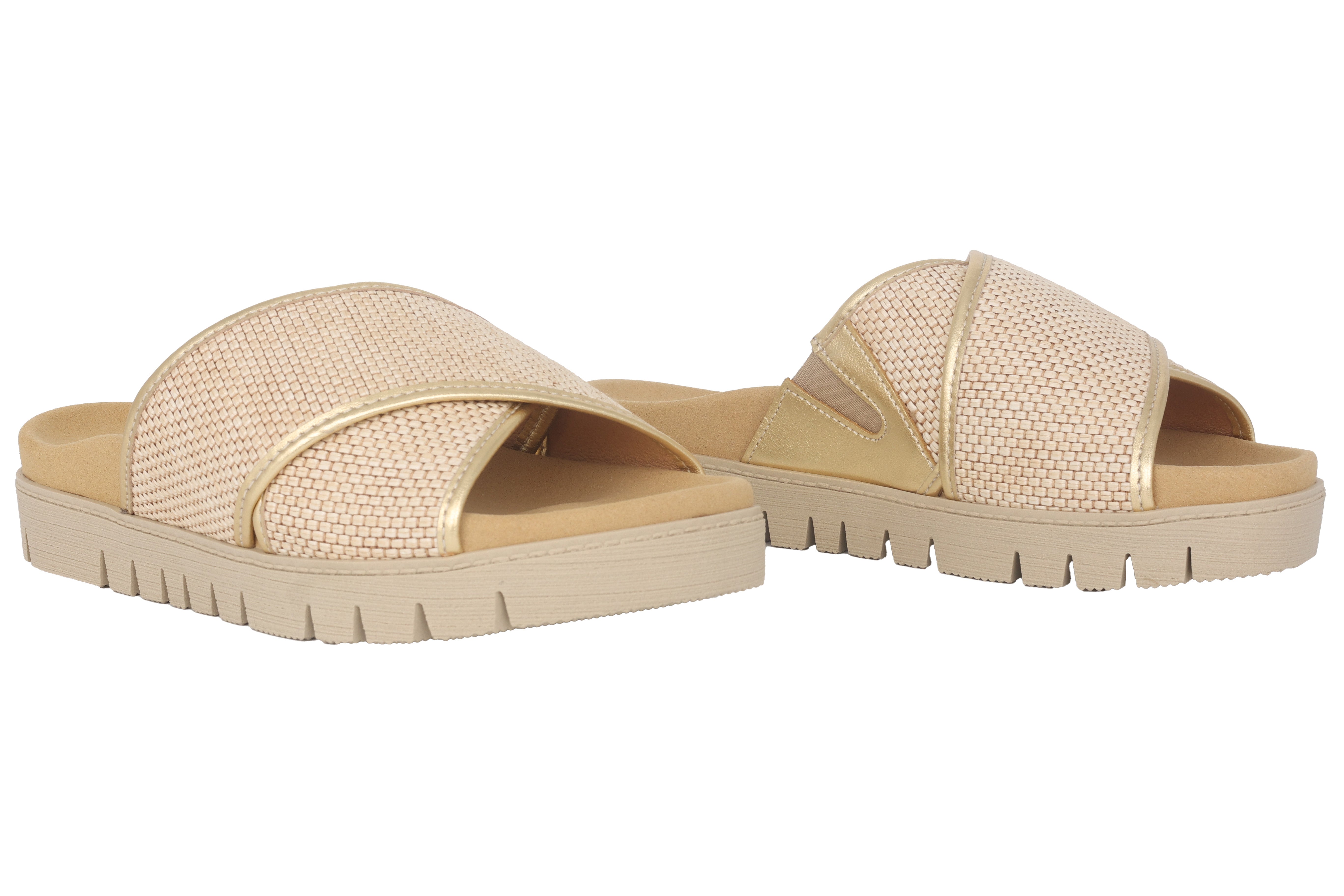 sandalo mulo da donna '63.748.42' - beige