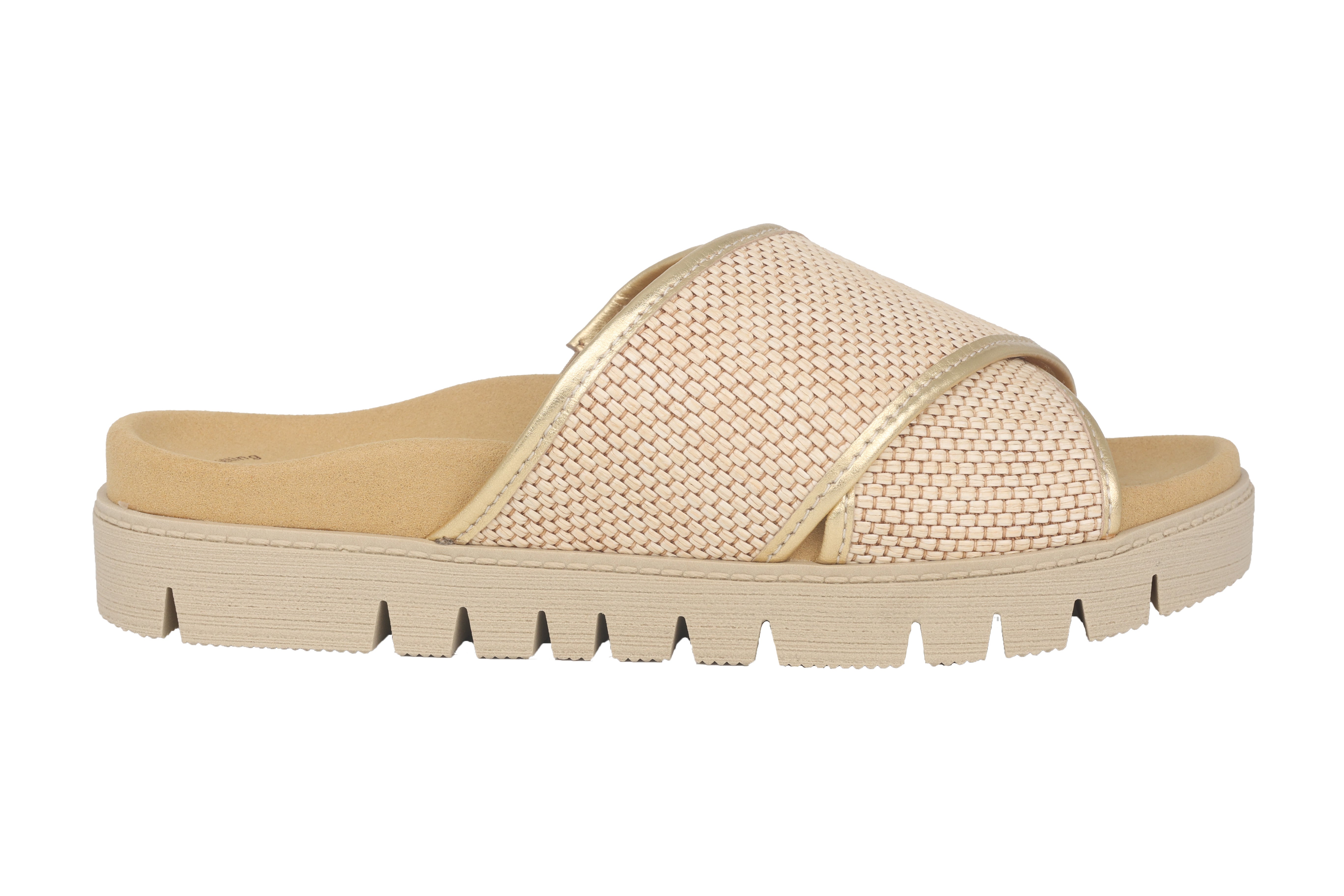 sandalo mulo da donna '63.748.42' - beige