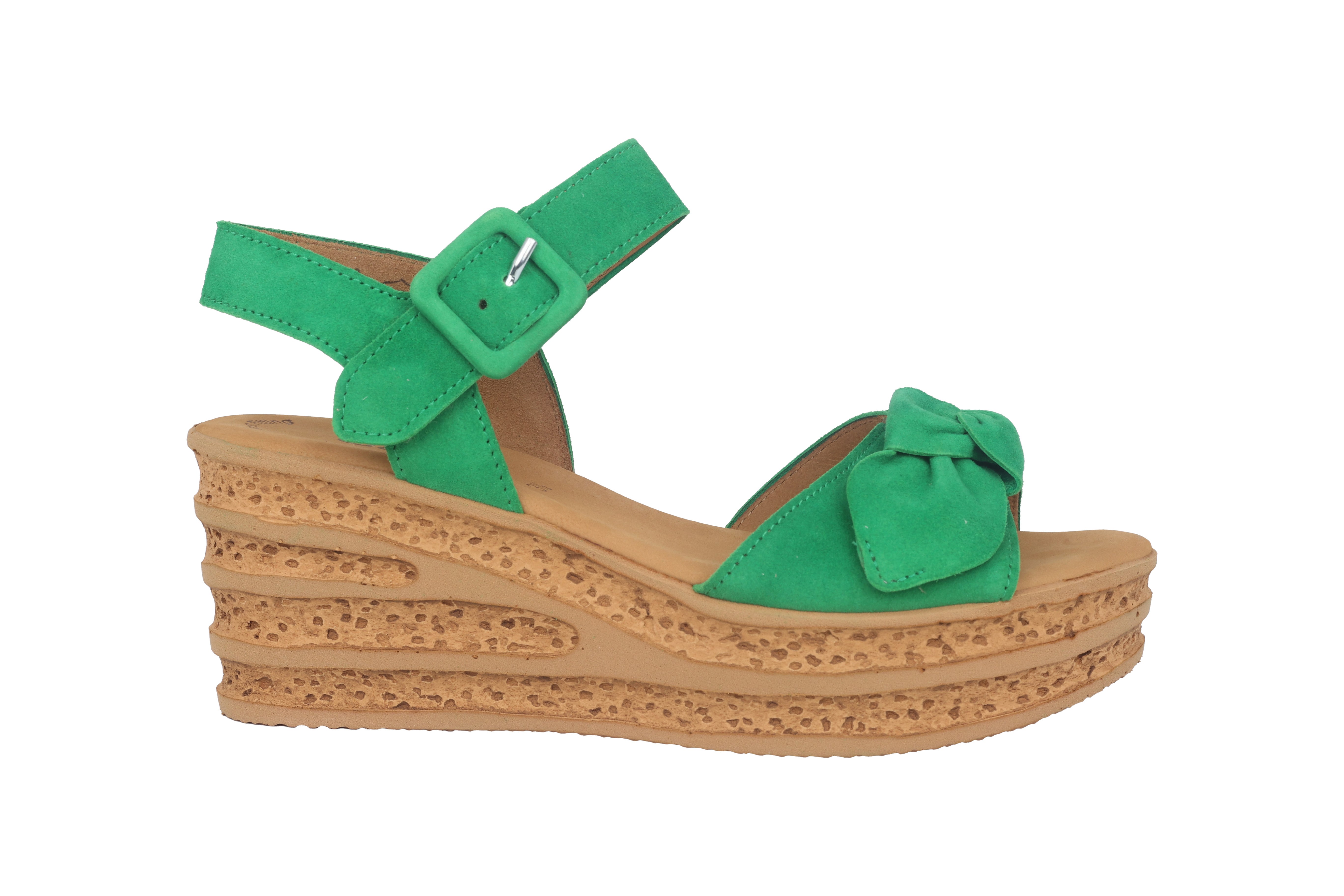 Damen-Keilsandalette '44.653.19' – grün