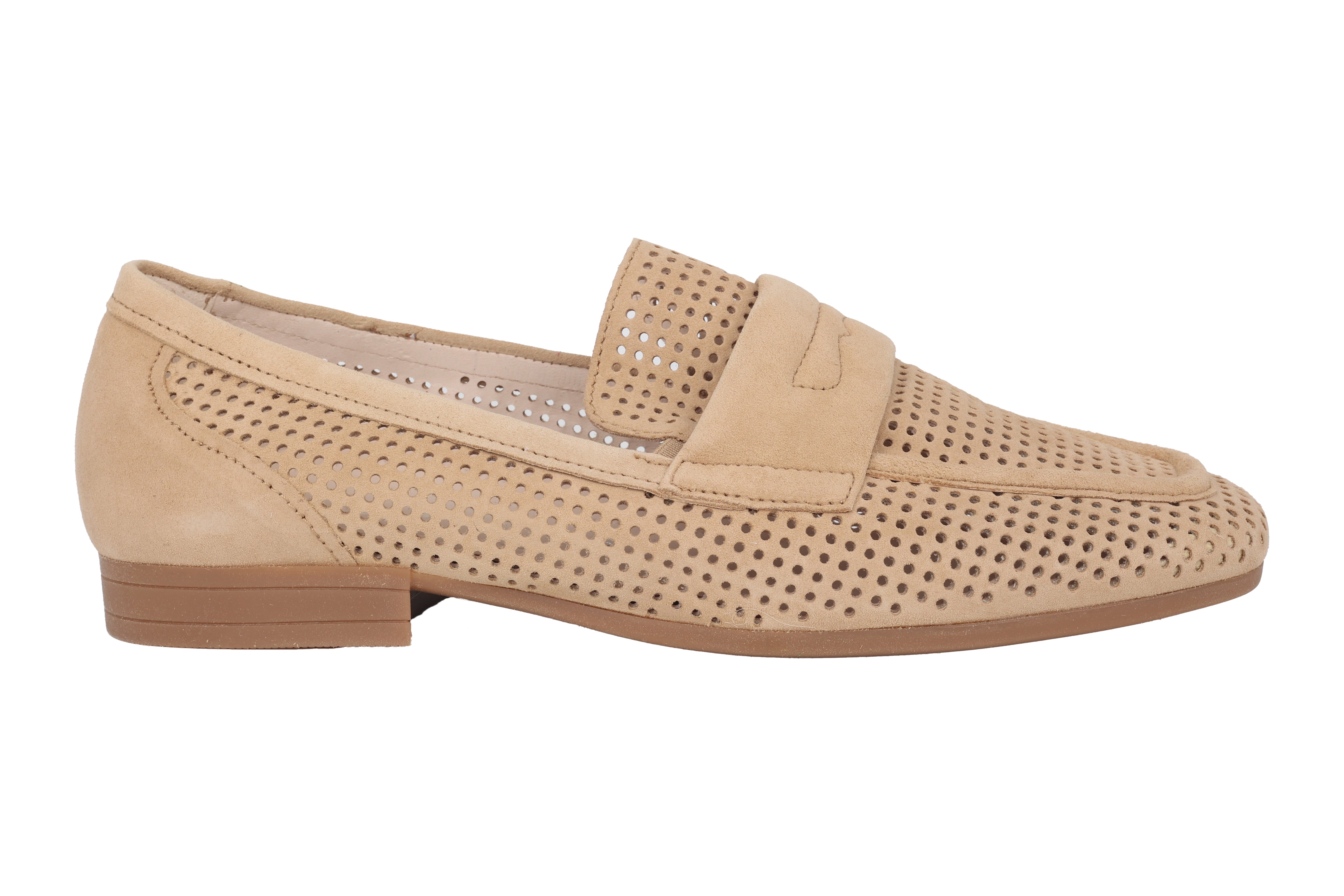 Mocassin d'été perforé pour femme '22.424.34' - beige
