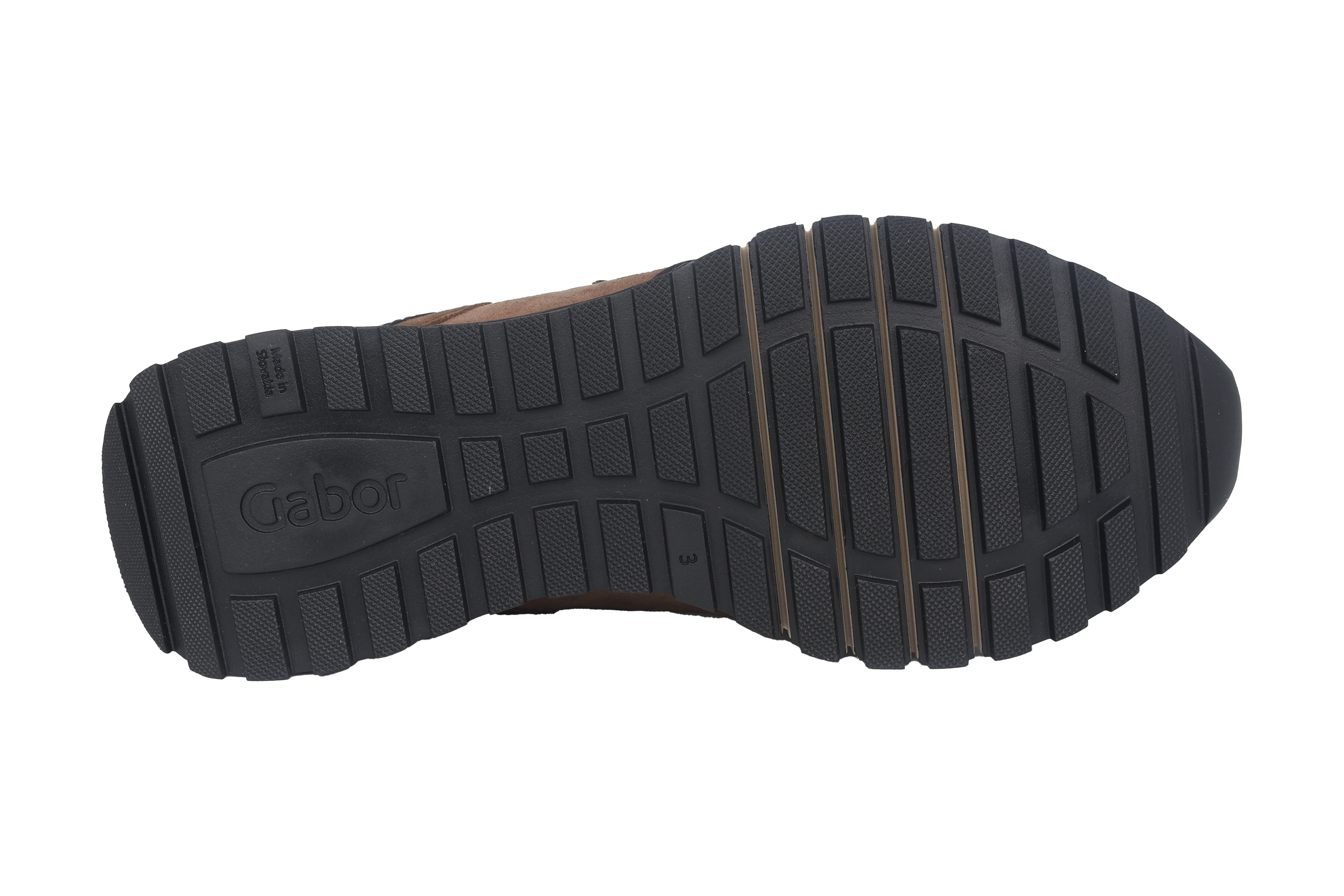 Scarpa stringata da donna a calzata larga (H) '56.378.67' - Nera