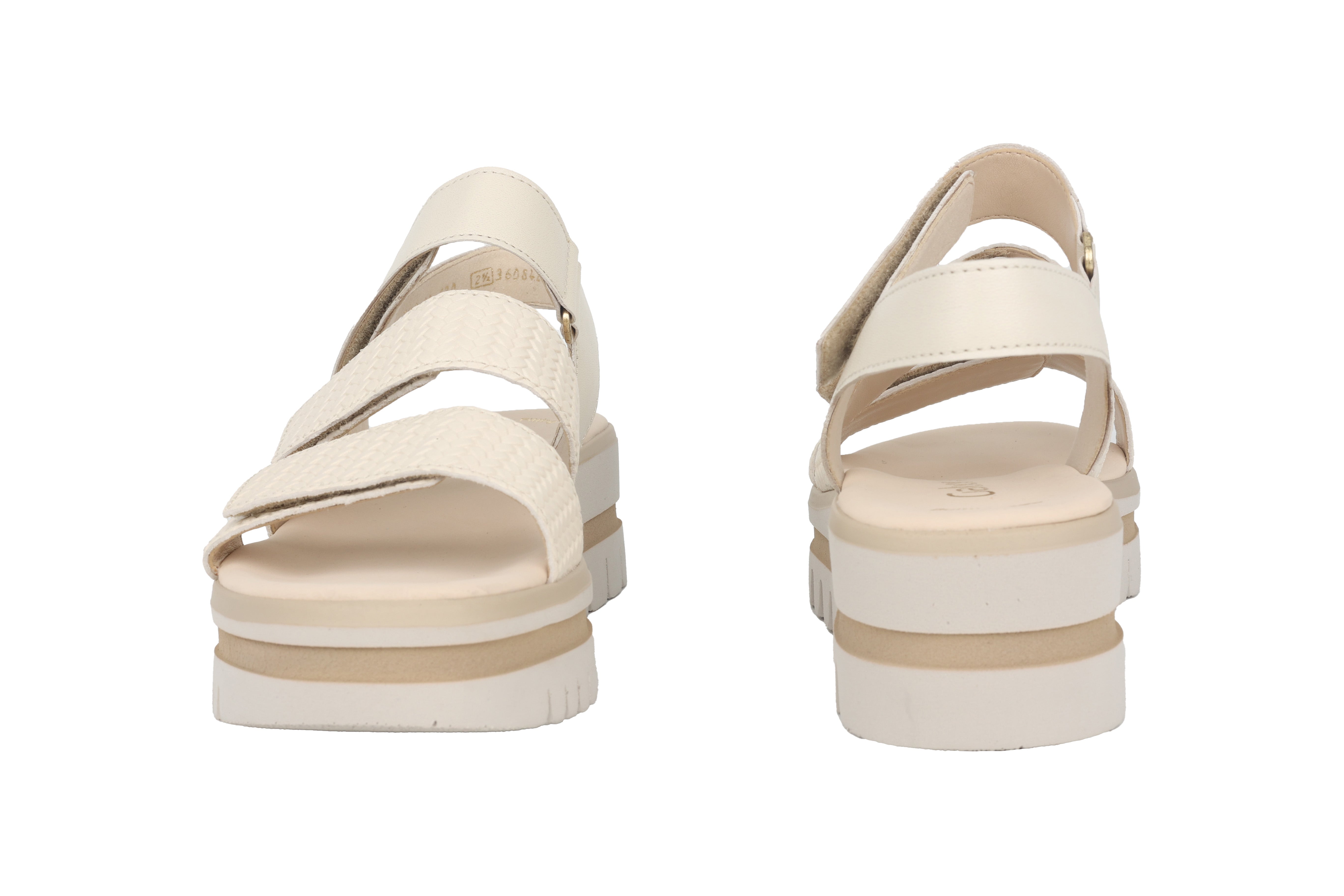 Damessandaal '64.620.22' - gebroken wit