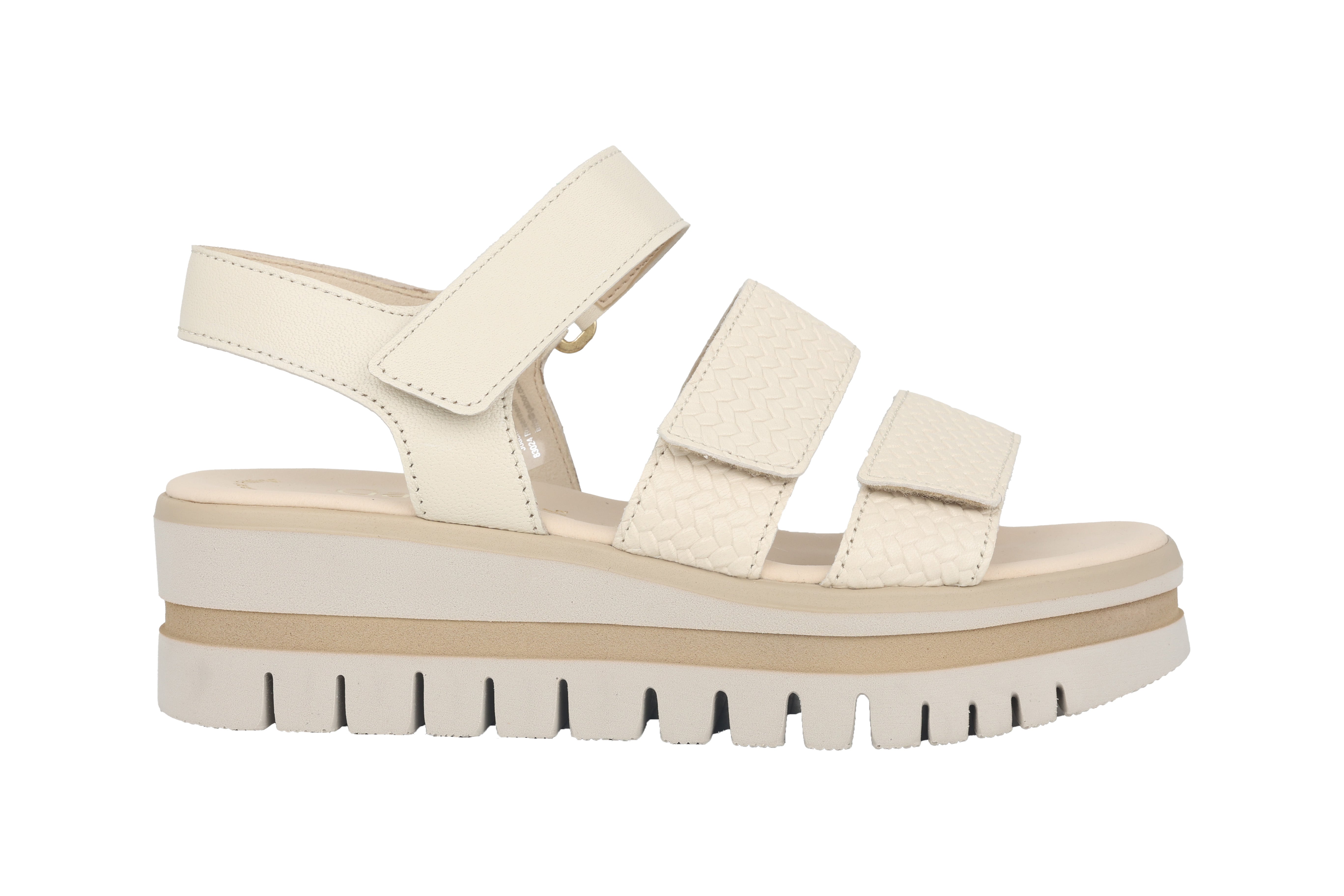 Damessandaal '64.620.22' - gebroken wit