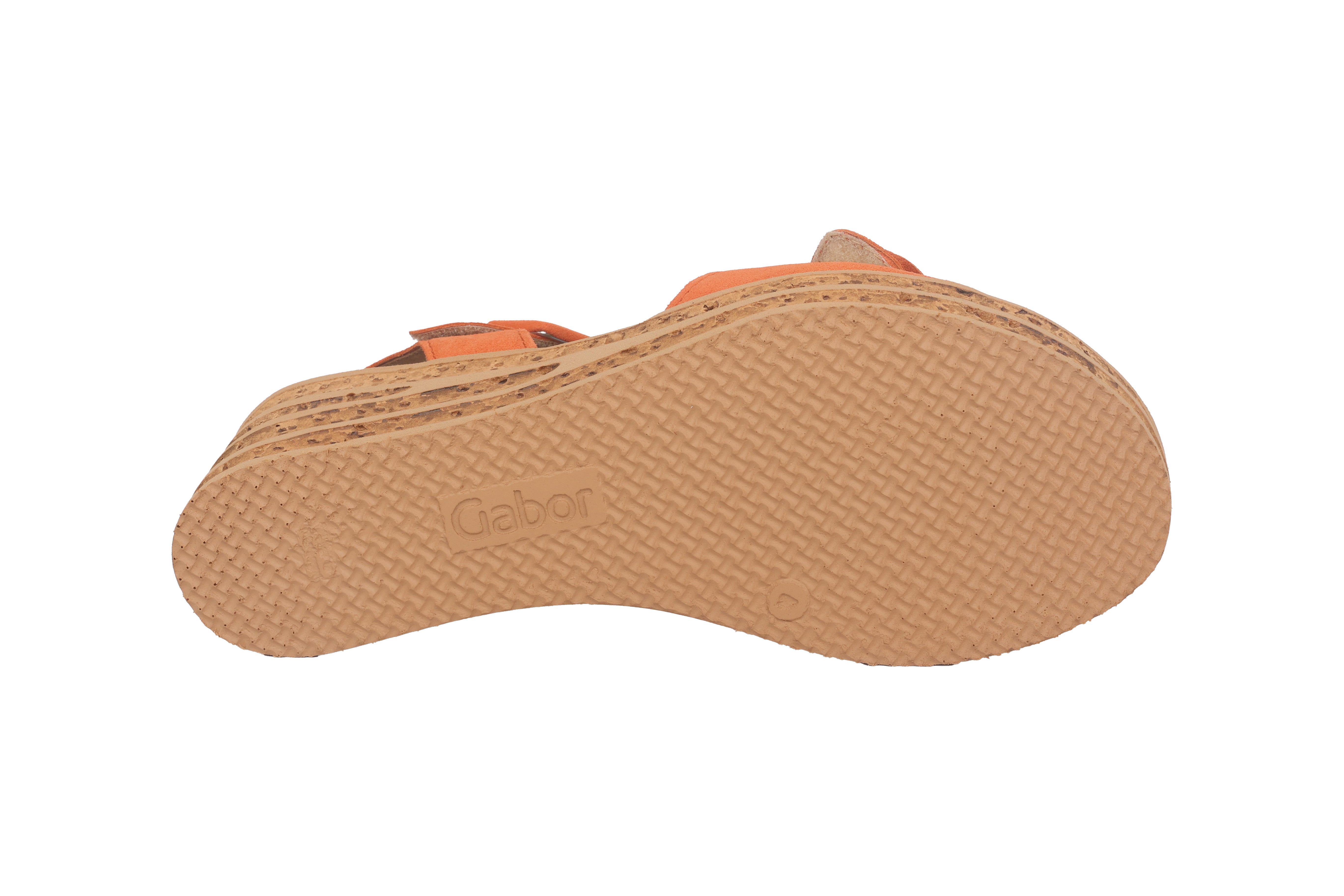 Damen-Keilsandalette '44.653.14' – Orange