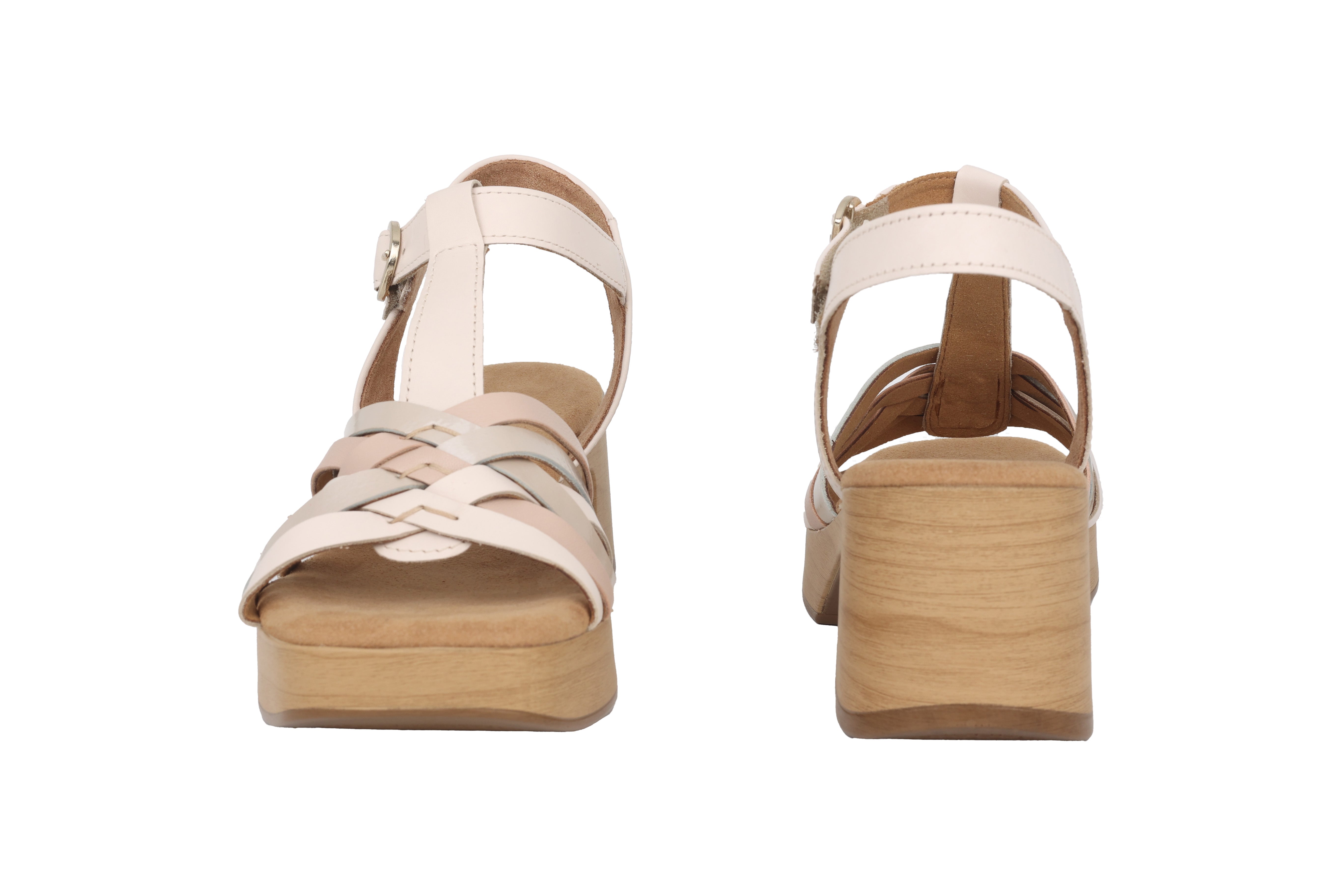 Damessandaal '22.723.52' - Roze mix