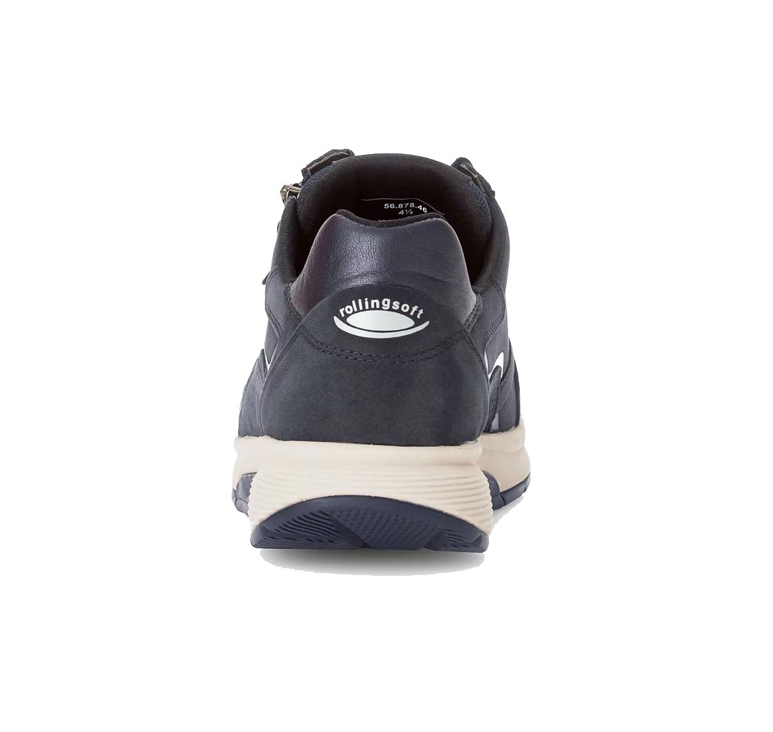 '76.878.46' zapatilla de mujer con cordones y ruedas - Azul