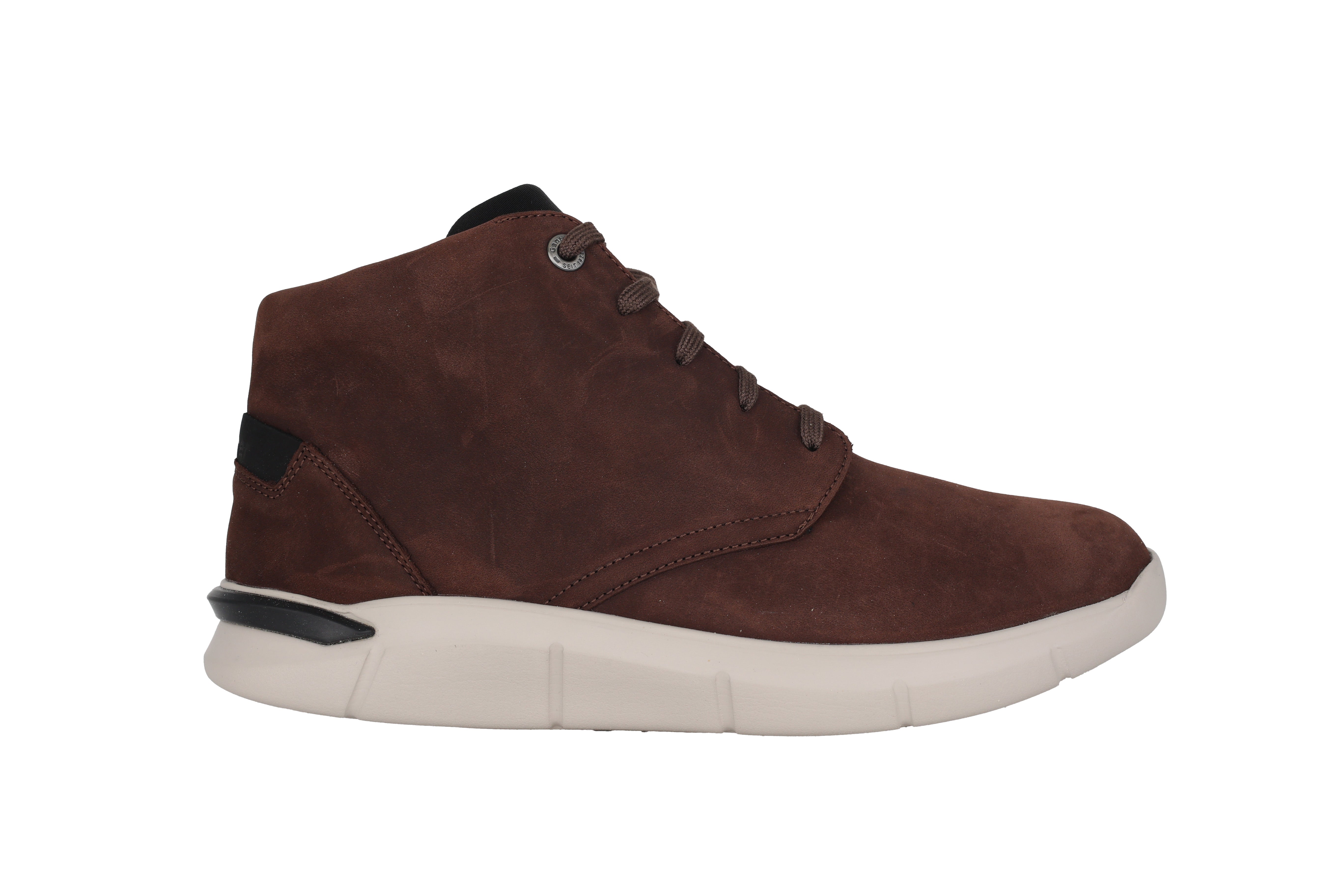 'George' men's walking rolling lace-up boot - Brown