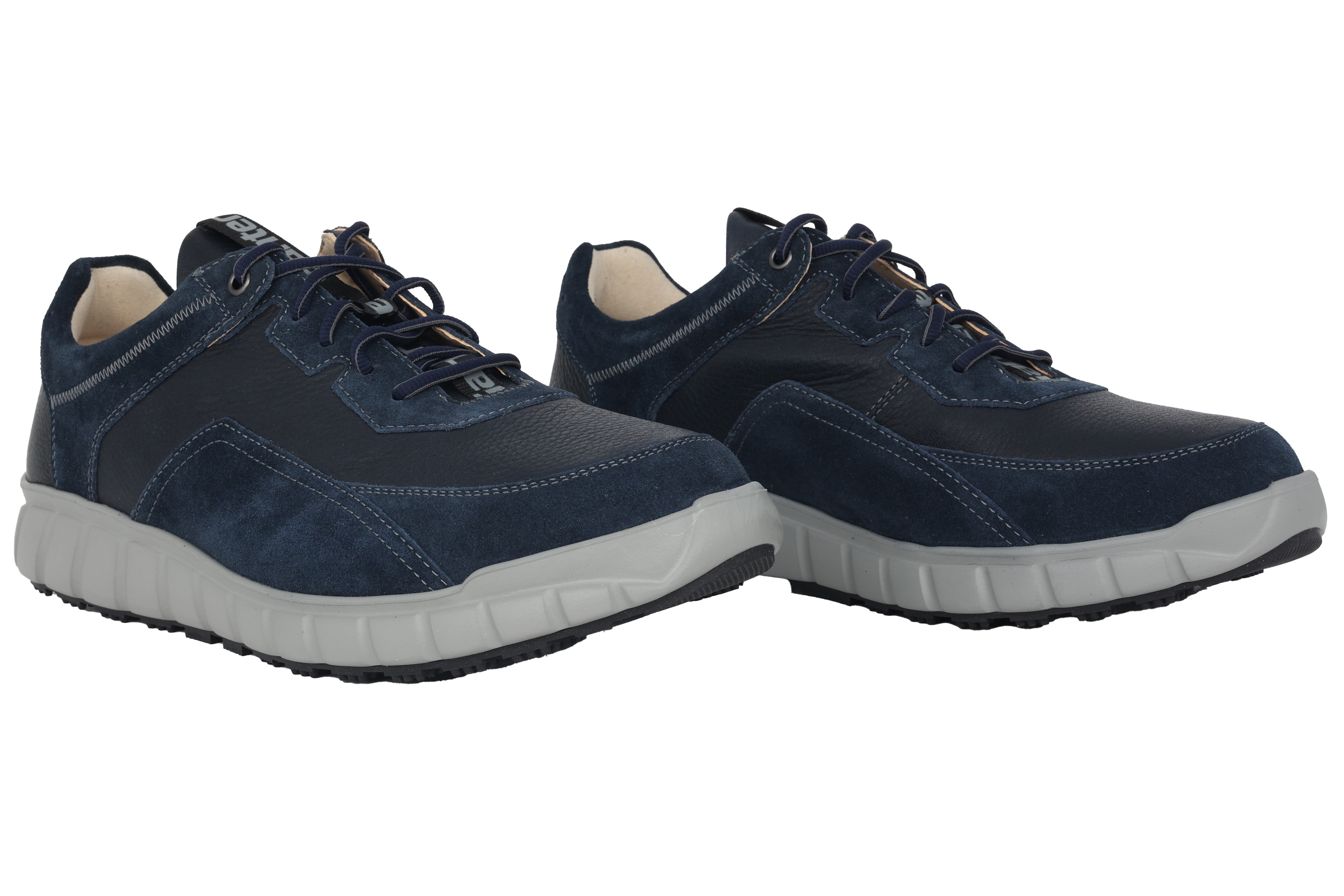 'Evo' men's walking walking rolling wide fit (H) shoes - Blue
