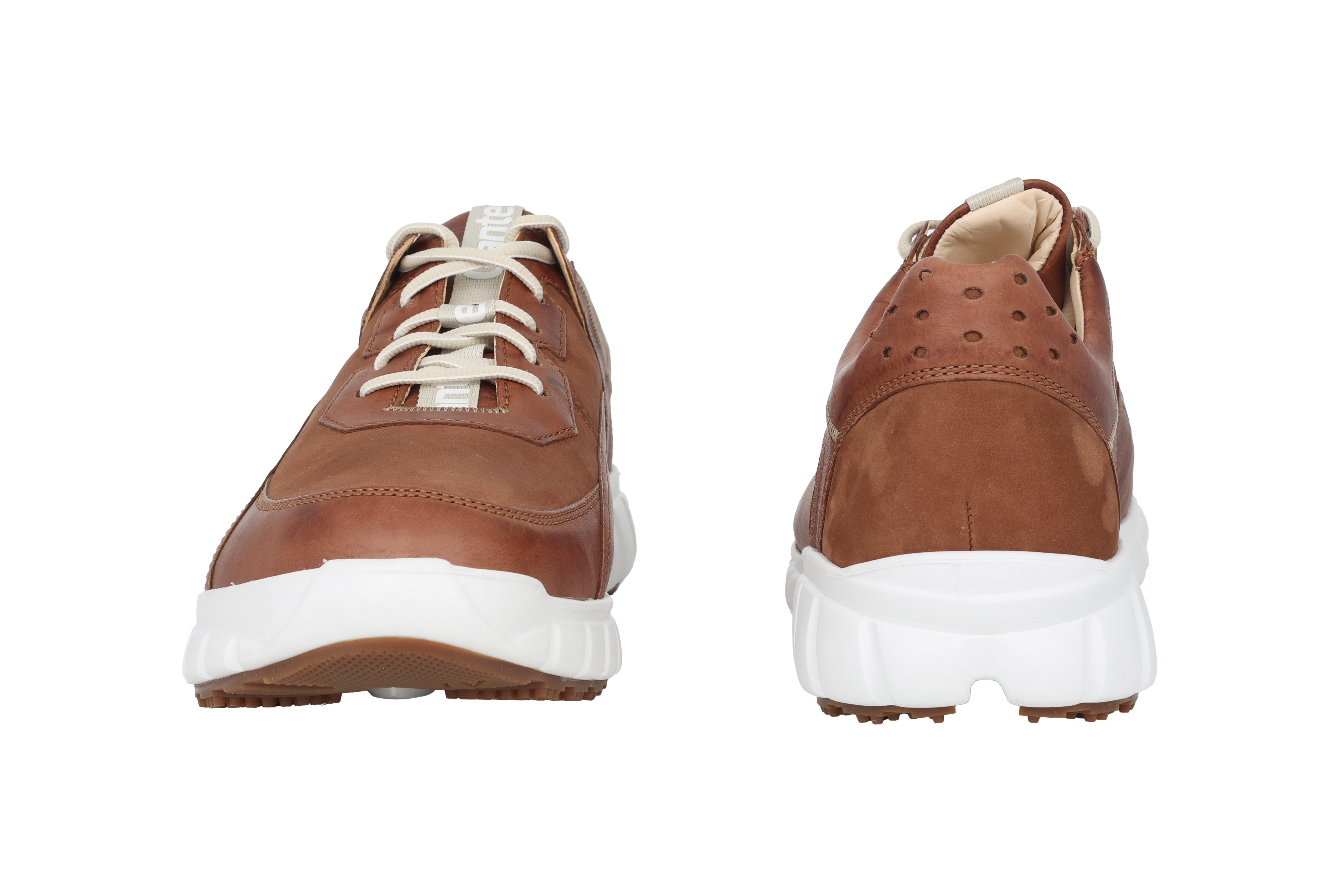 'Evo' lopende rollende herensneaker met brede pasvorm (H) - Bruin