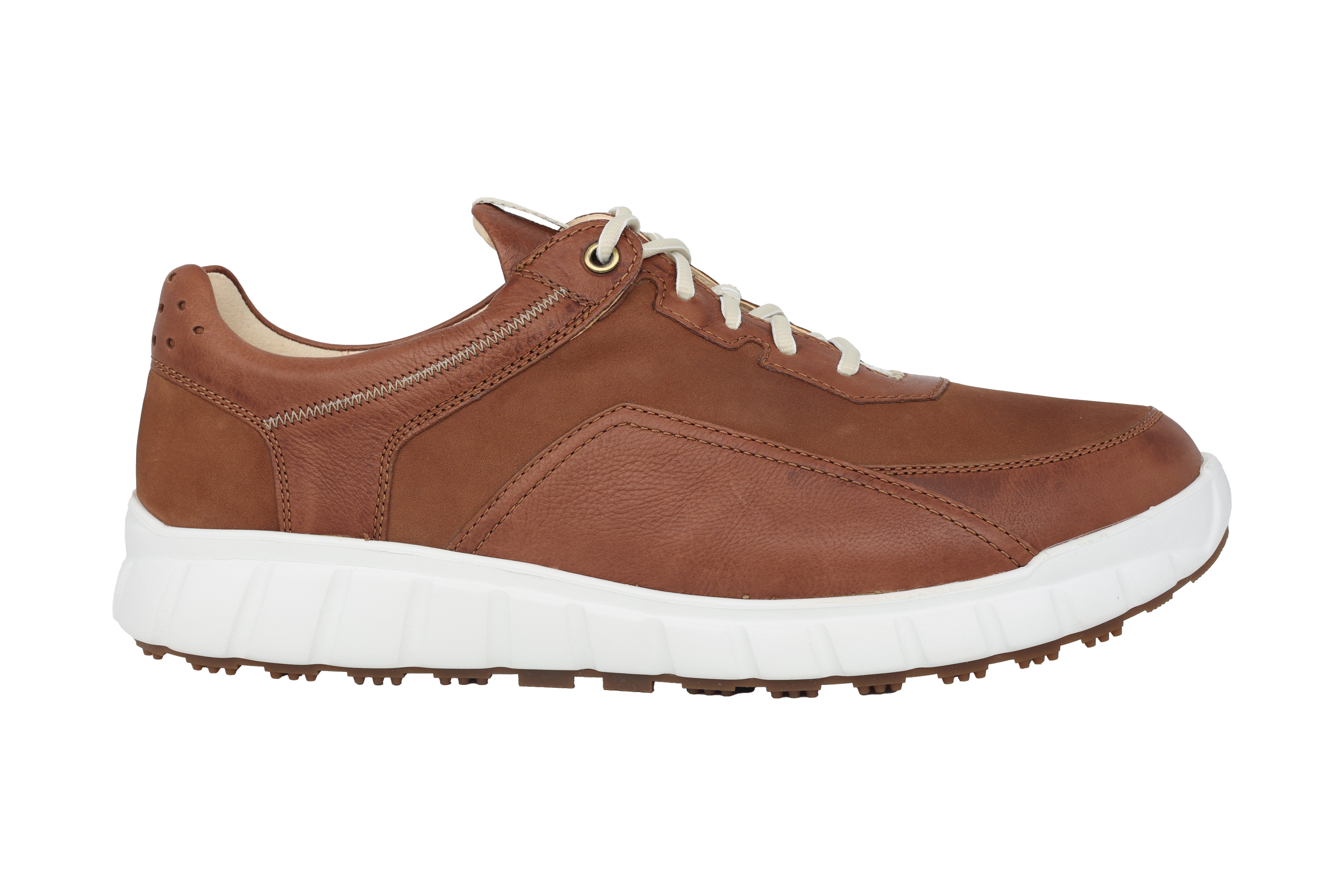 'Evo' lopende rollende herensneaker met brede pasvorm (H) - Bruin