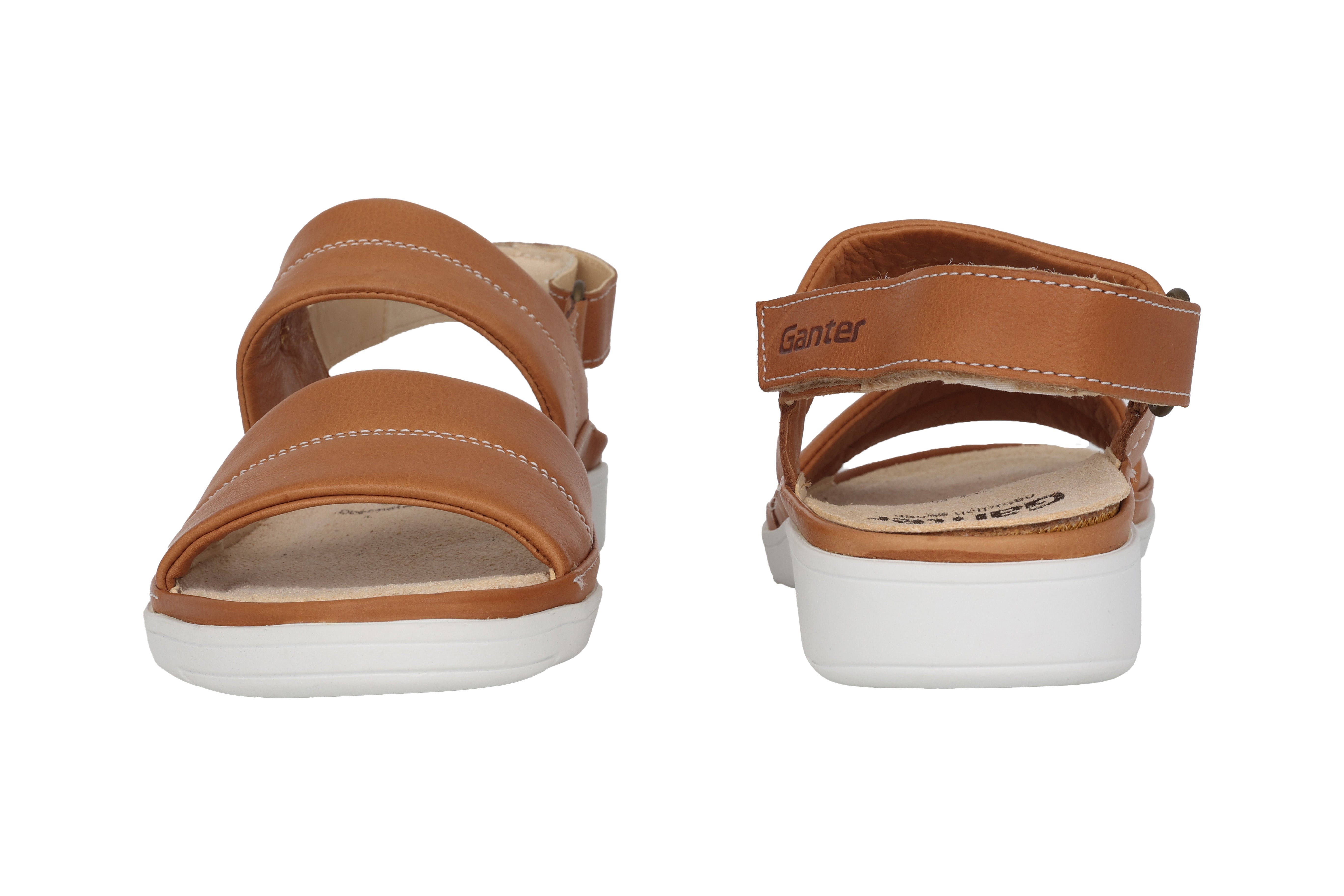 'Evi' women's narrow fit (E) sandal - Brown