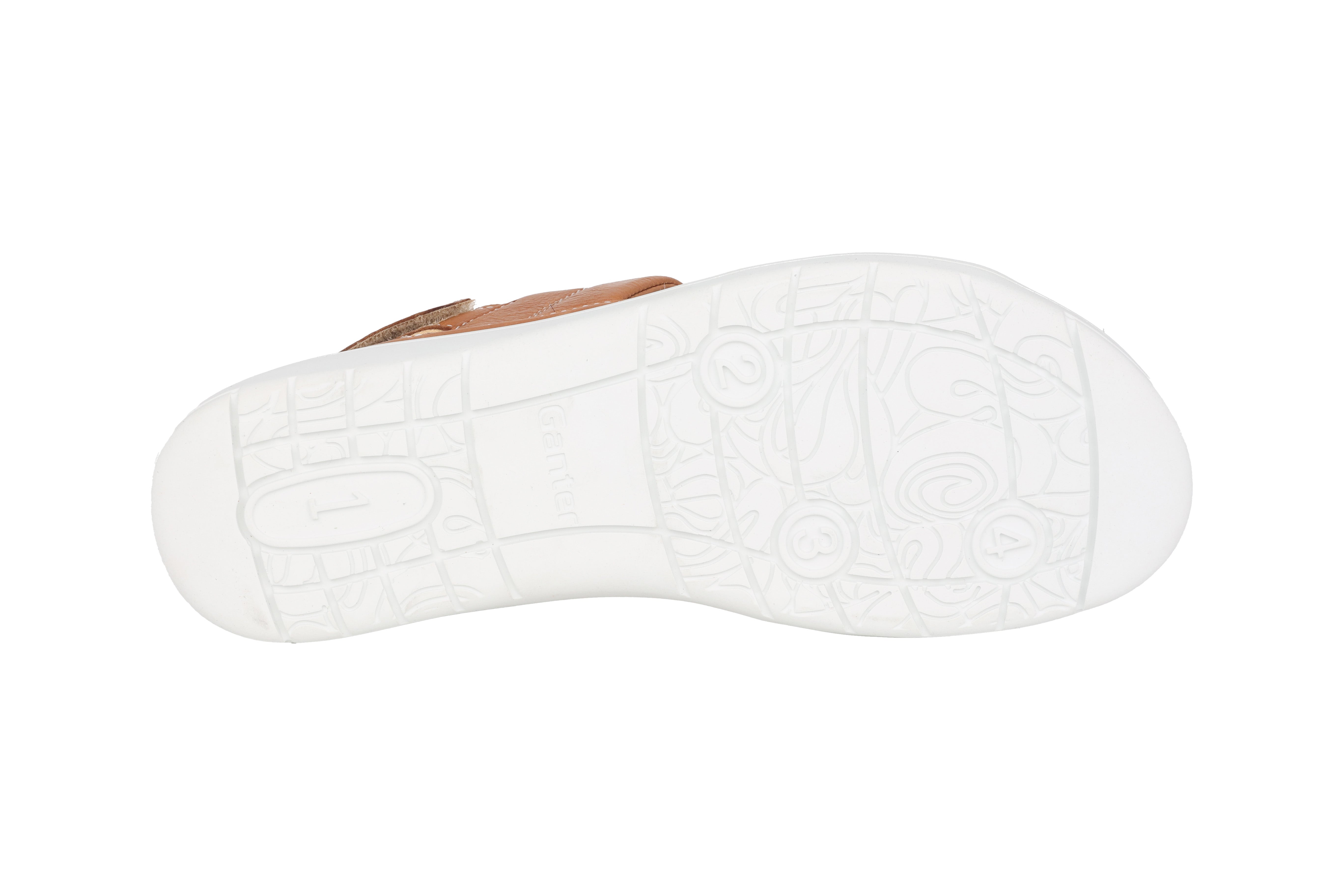 'Evi' women's narrow fit (E) sandal - Brown