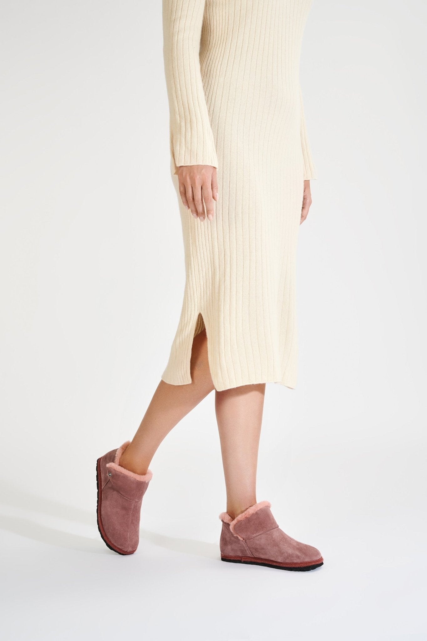 'Gardena' women's indoor warmlined home boot - pink - Chaplinshoes'Gardena' women's indoor warmlined home boot - pinkRohde