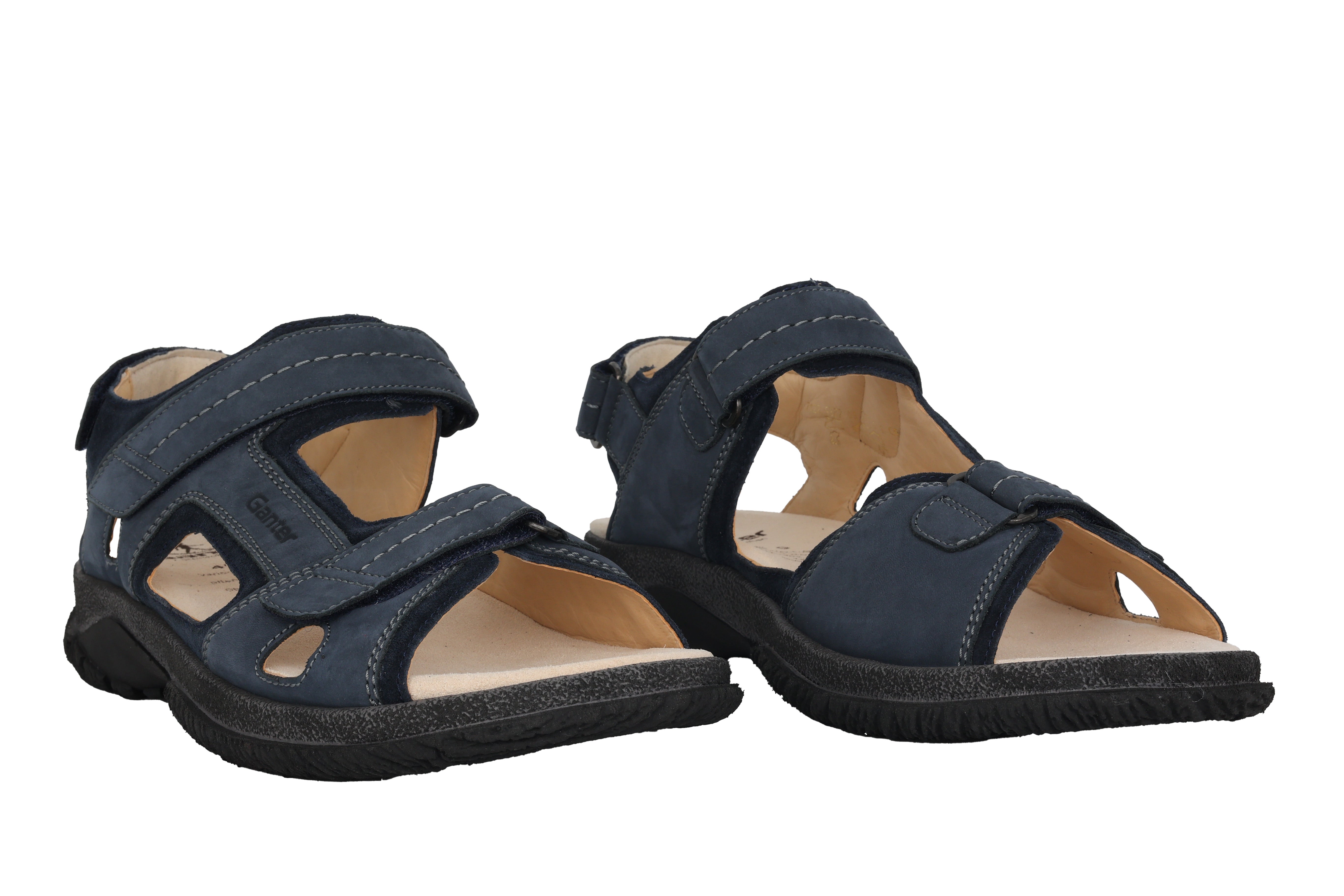 Herensandaal 'Giovanni' met uitneembare binnenzool - blauw