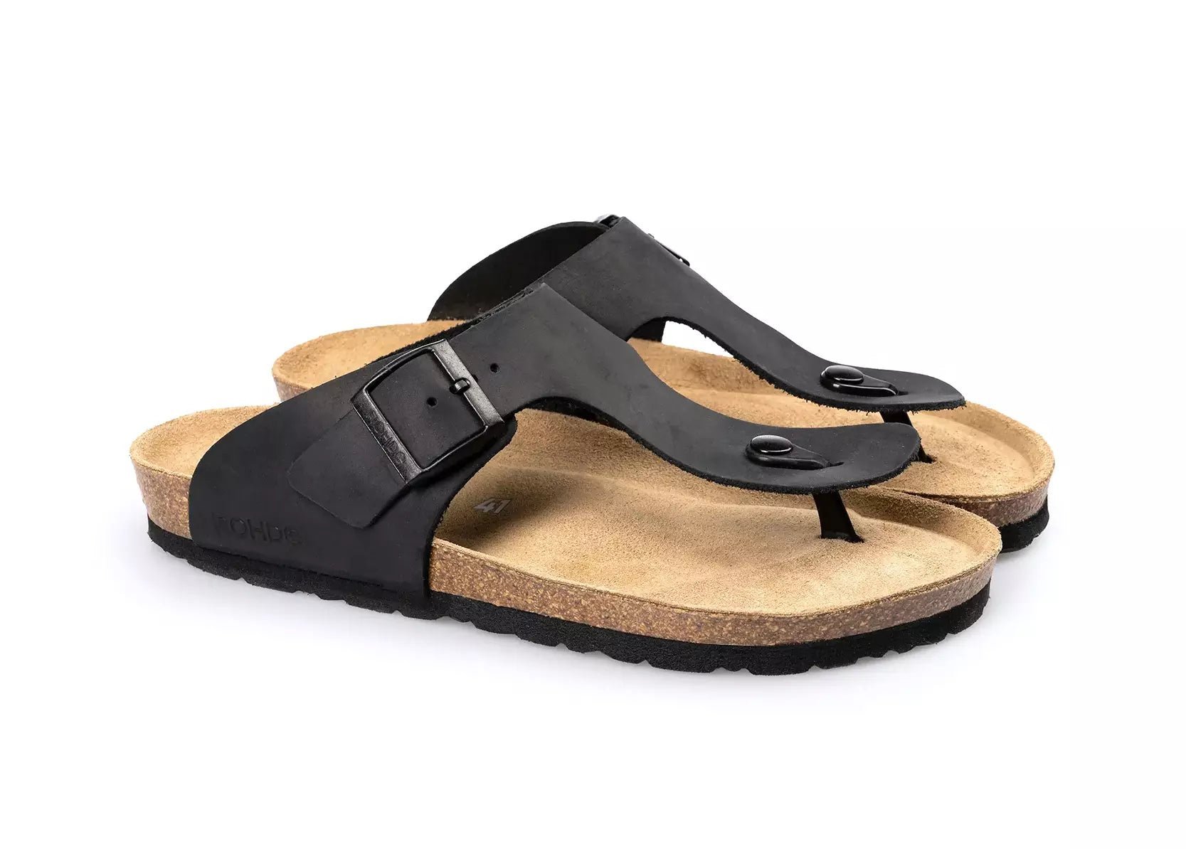 Herensandaal 'Grado' - zwart - ChaplinshoesHerensandaal 'Grado' - zwartRohde