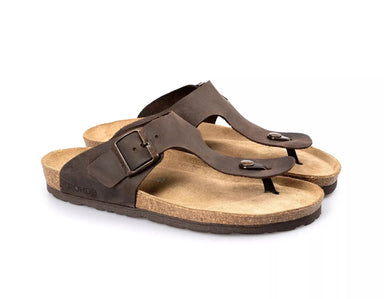 Sandalia con puntera corrediza para hombre 'Grado' - marrón - Chaplinshoes'Grado' Sandalia con puntera corrediza para hombre - marrónRohde
