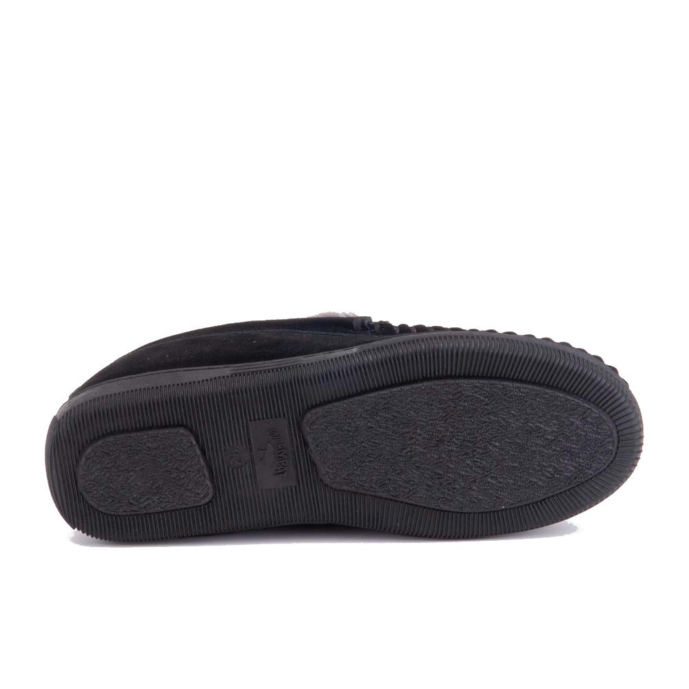 Pantuflas de estar por casa con forro cálido para hombre 'Grizzly Suede' - Negro - ChaplinshoesZapatilla de estar por casa con forro cálido para hombre 'Grizzly Suede' - NegroWarmbat
