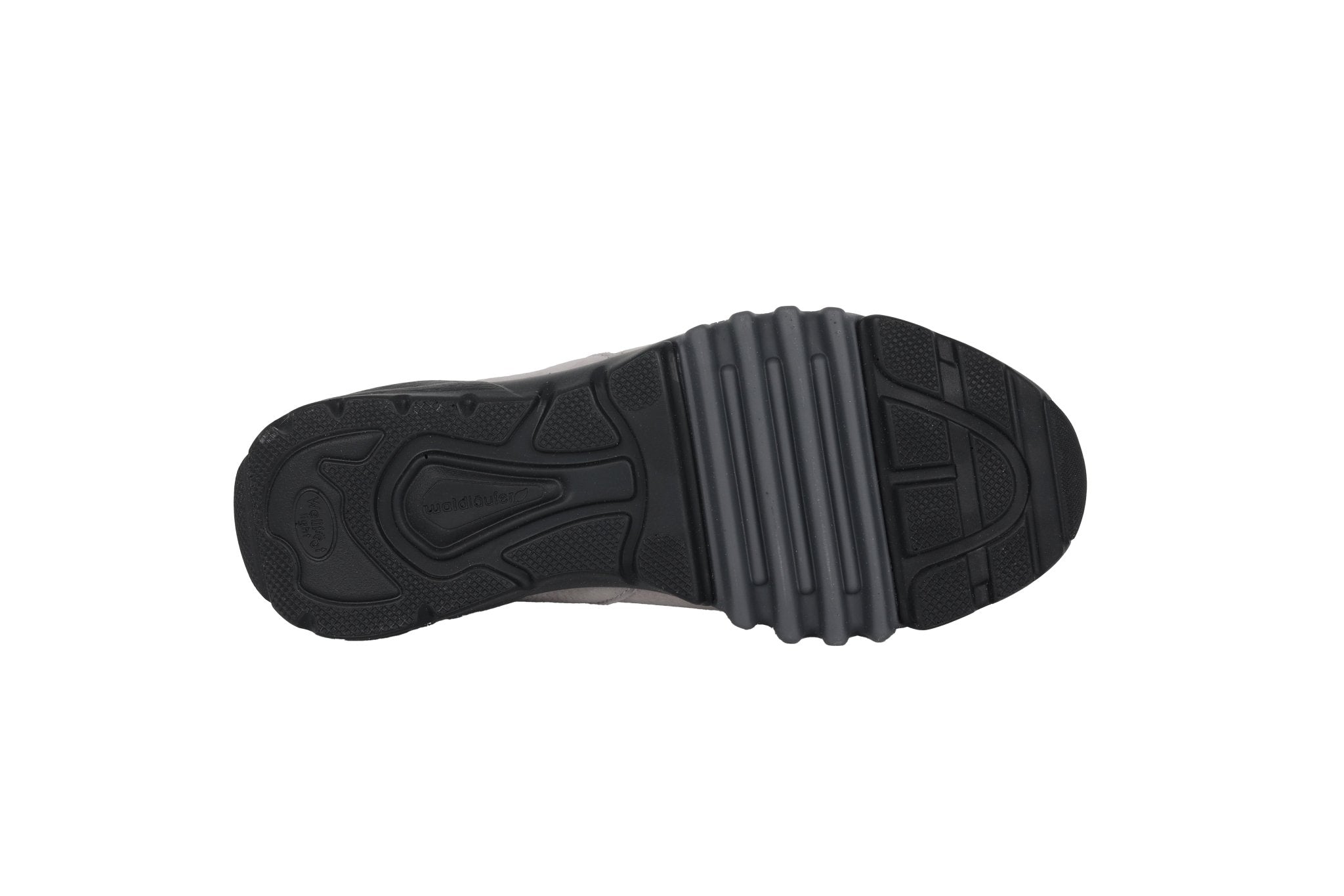 Waterdichte damessneaker 'H - Amiata' met brede pasvorm (H) - grijs - ChaplinshoesWaterdichte damessneaker 'H - Amiata' met brede pasvorm (H) - grijsWaldläufer