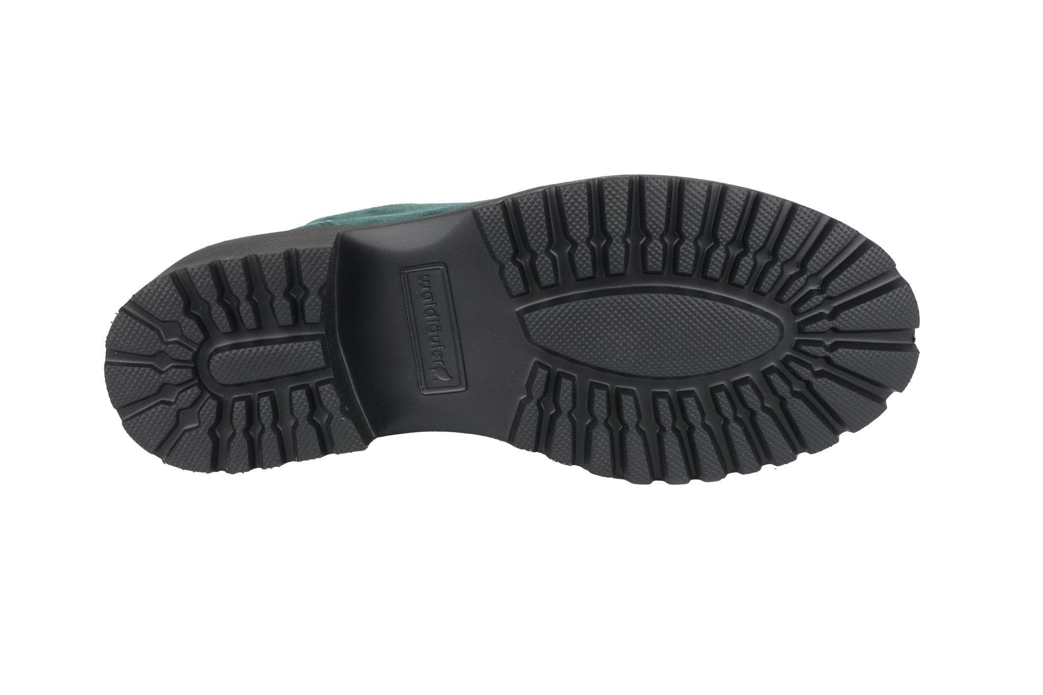 'H - Luise' Cordón de corte ancho (H) para mujer - Bota con cremallera - Verde - Chaplinshoes'H - Luise' Bota de corte ancho (H) con cordones y cremallera para mujer - verdeWaldläufer